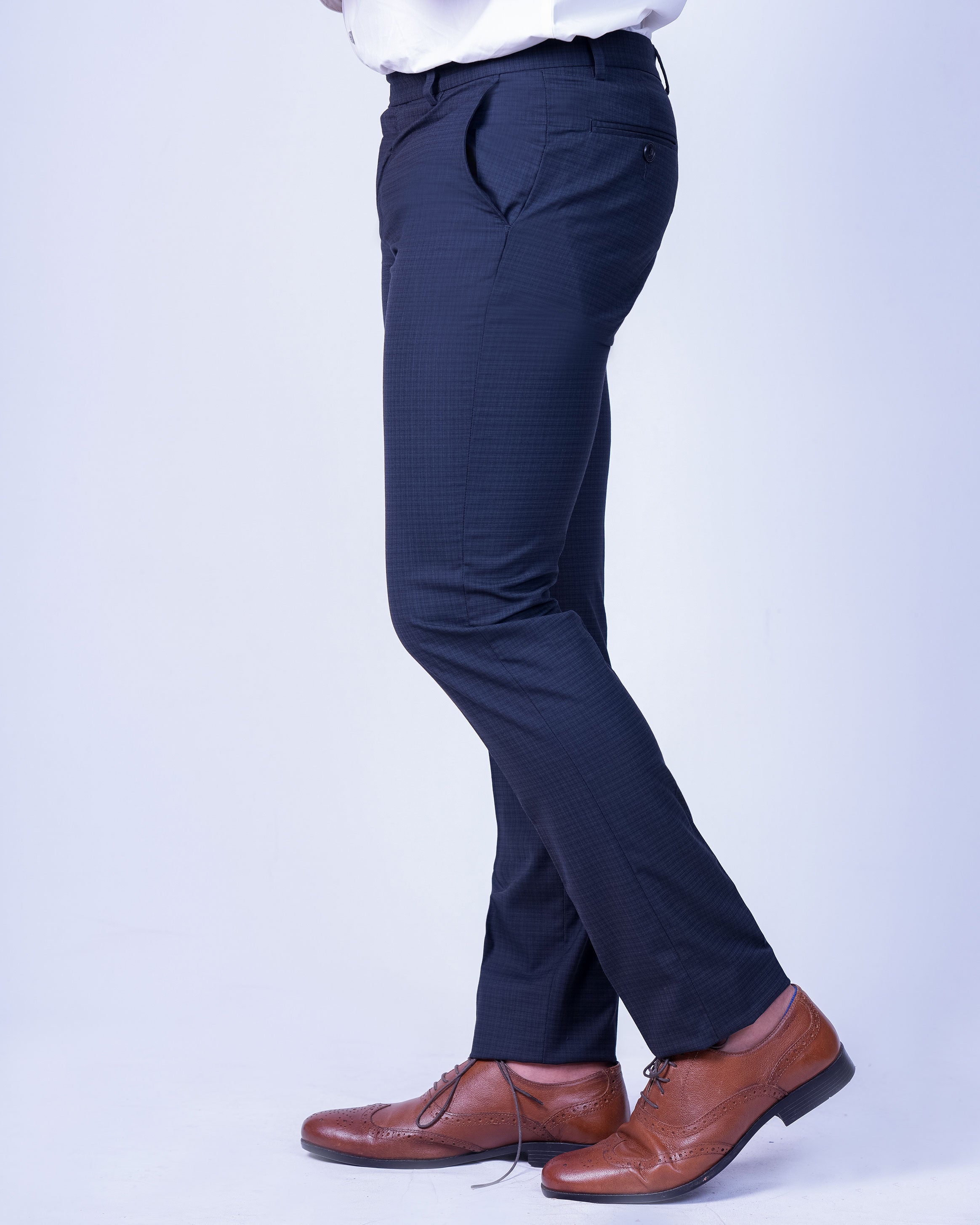 Emerald Formal Trouser Ultra Slim Fit-Navy