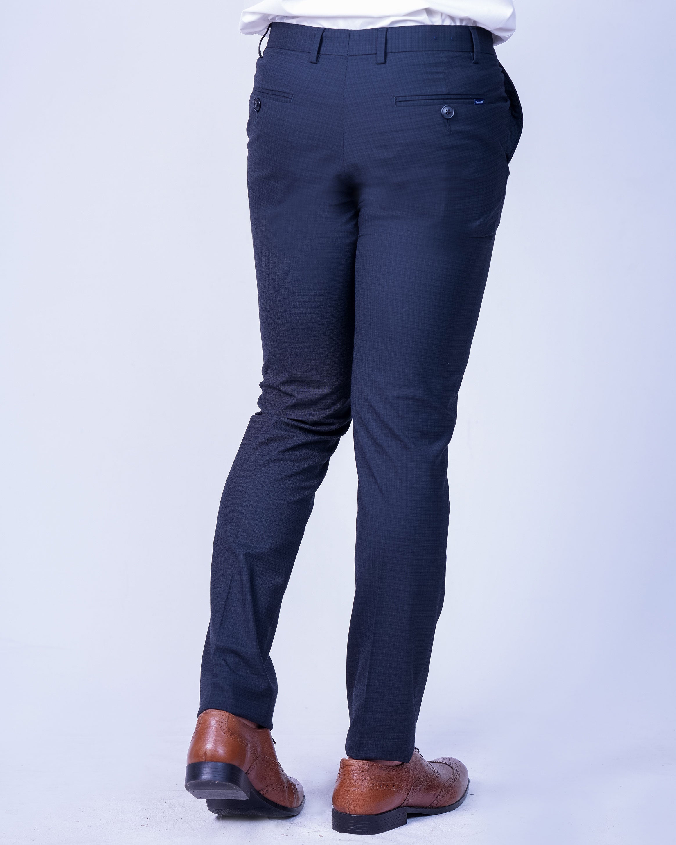 Emerald Formal Trouser Ultra Slim Fit-Navy