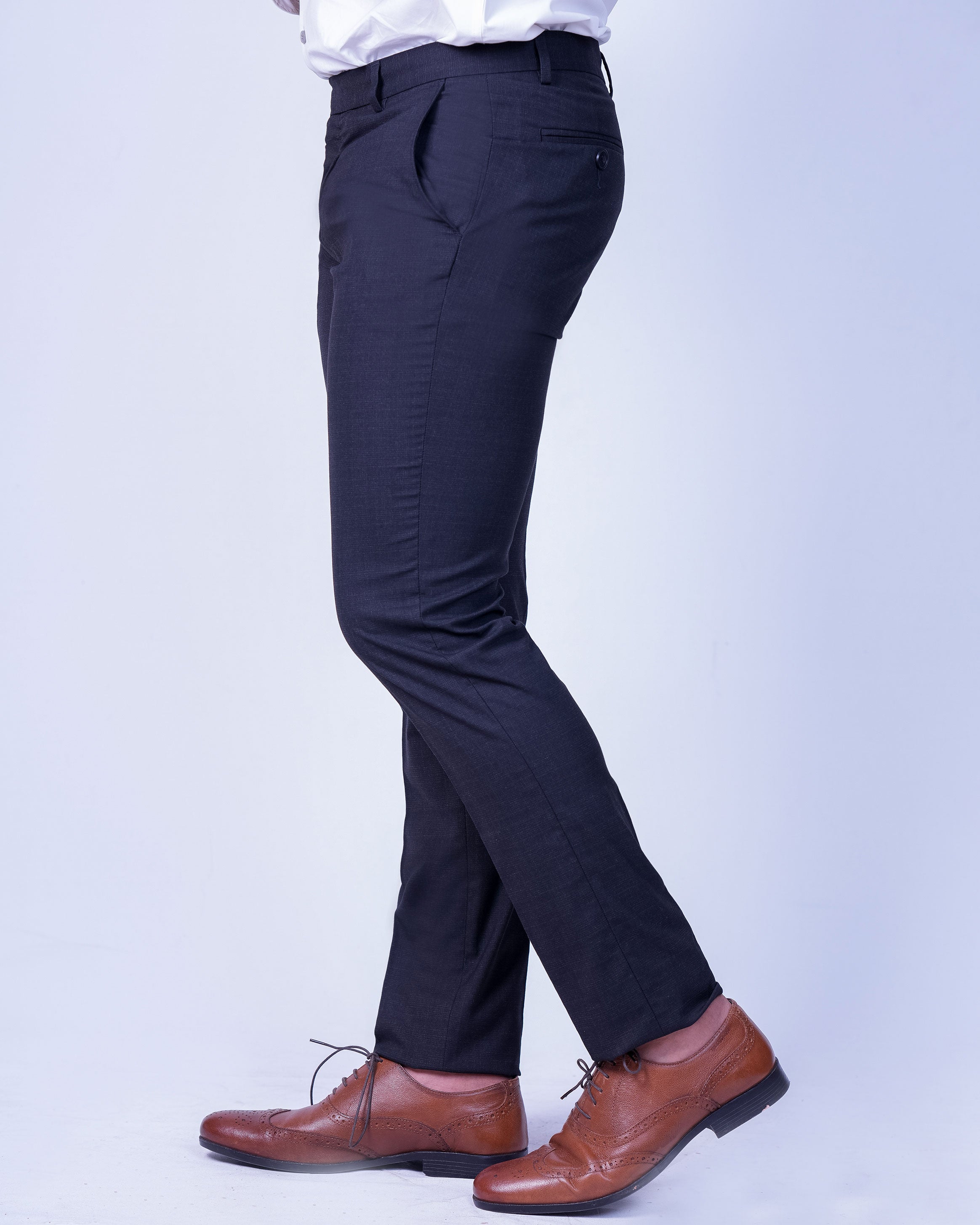 Emerald Formal Trouser Ultra Slim Fit-Brown