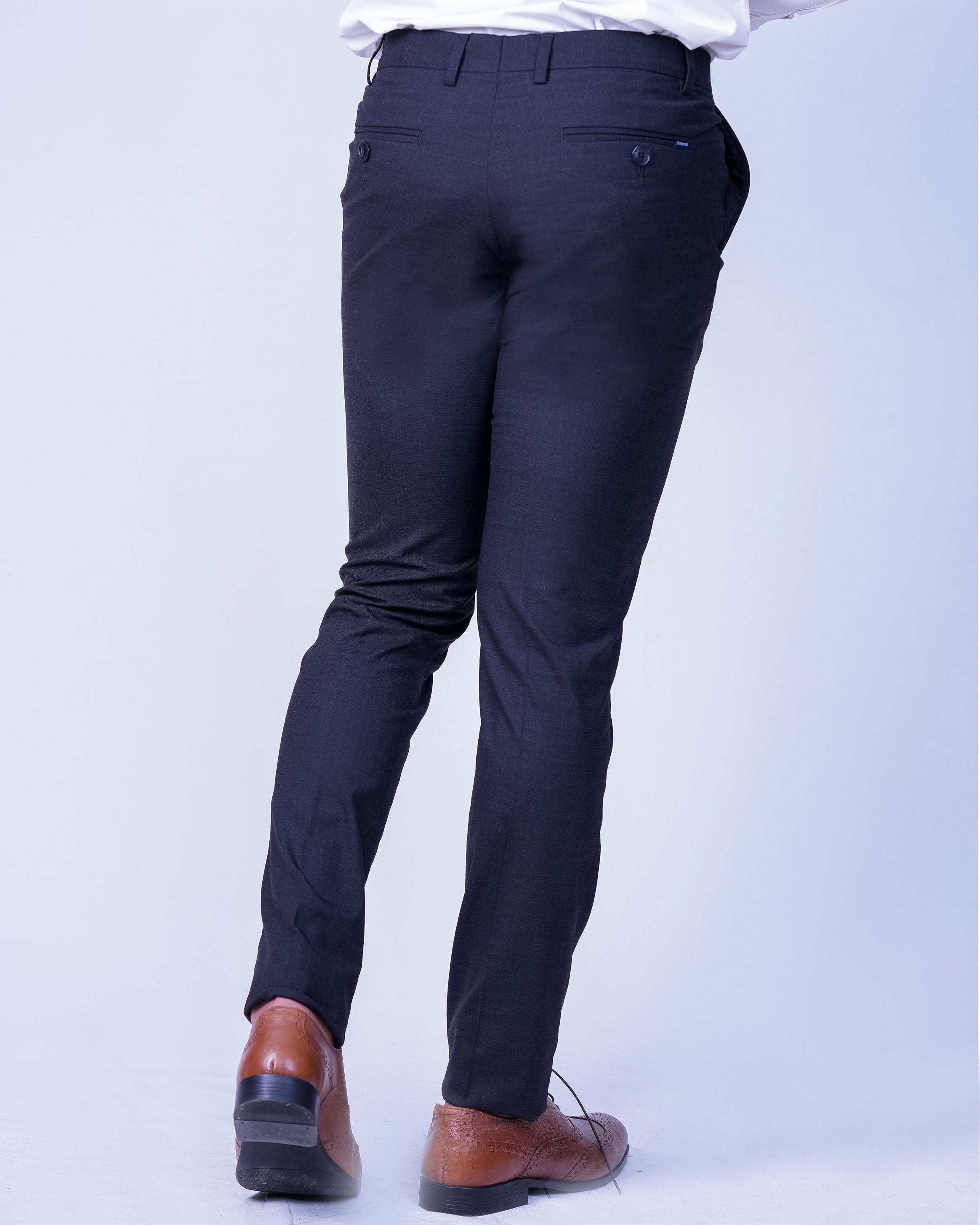 Emerald Formal Trouser Ultra Slim Fit-Brown