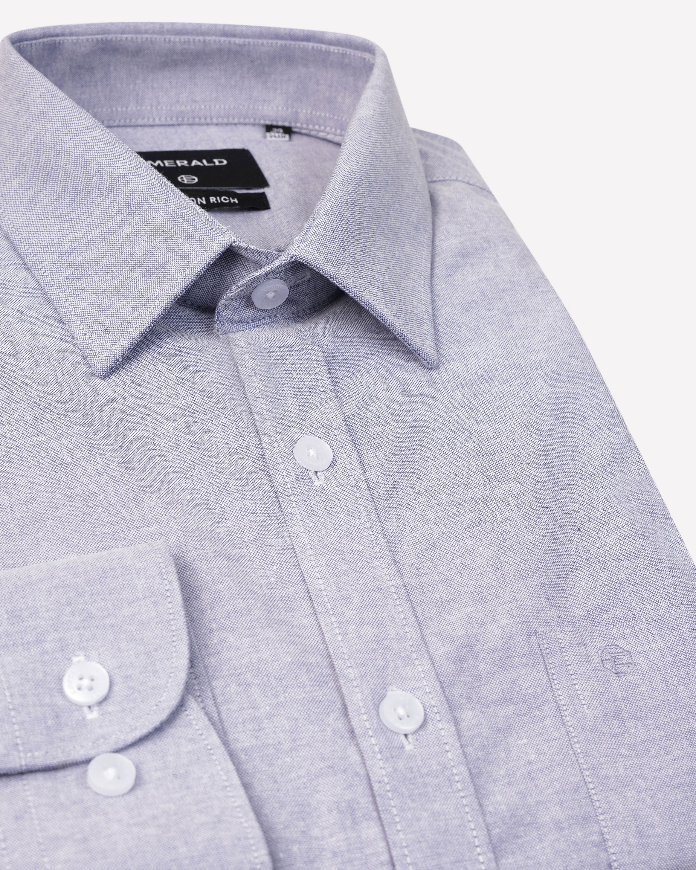 Emerald Formal Plain Slim Fit-Royal