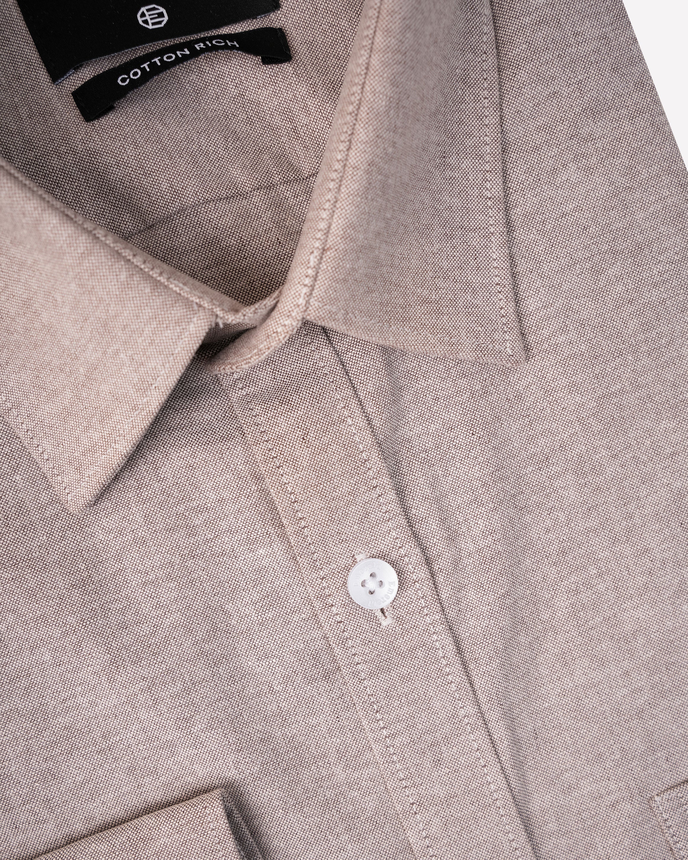 Emerald Formal Plain Slim Fit-Pine Bark