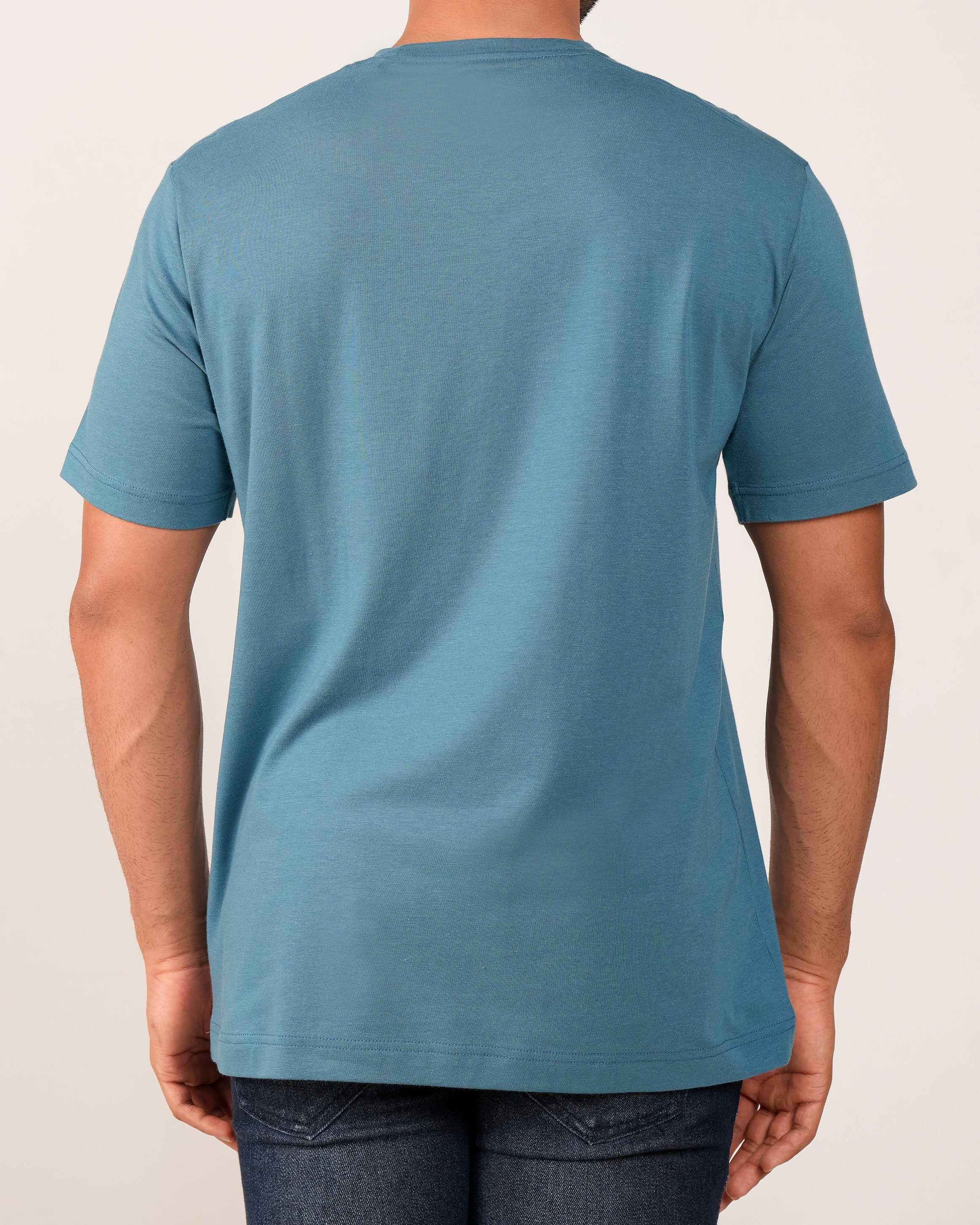 Emerald Crew Neck Tee - Sky Way