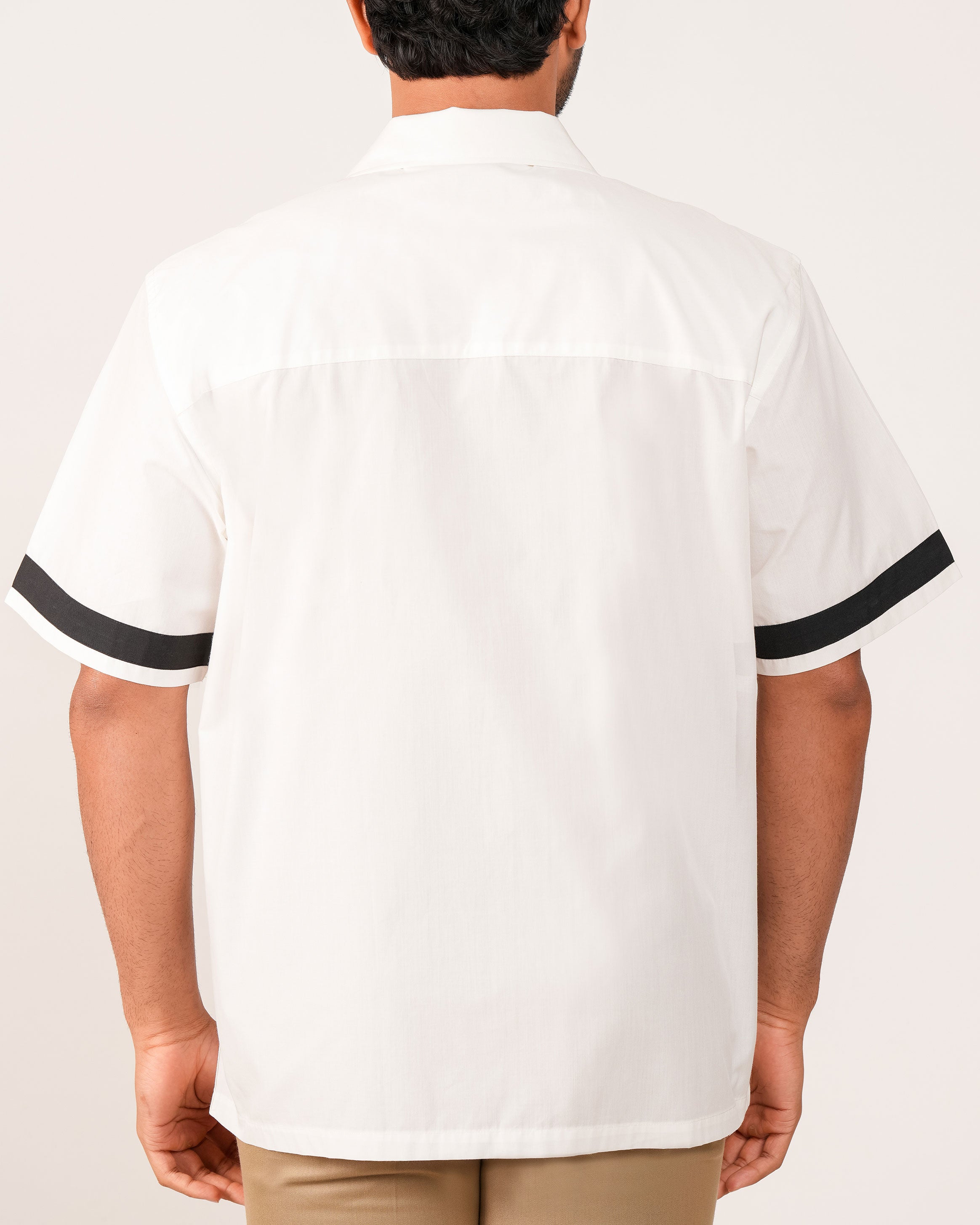 Emerald Casual Oversized Shirt - Vanilla