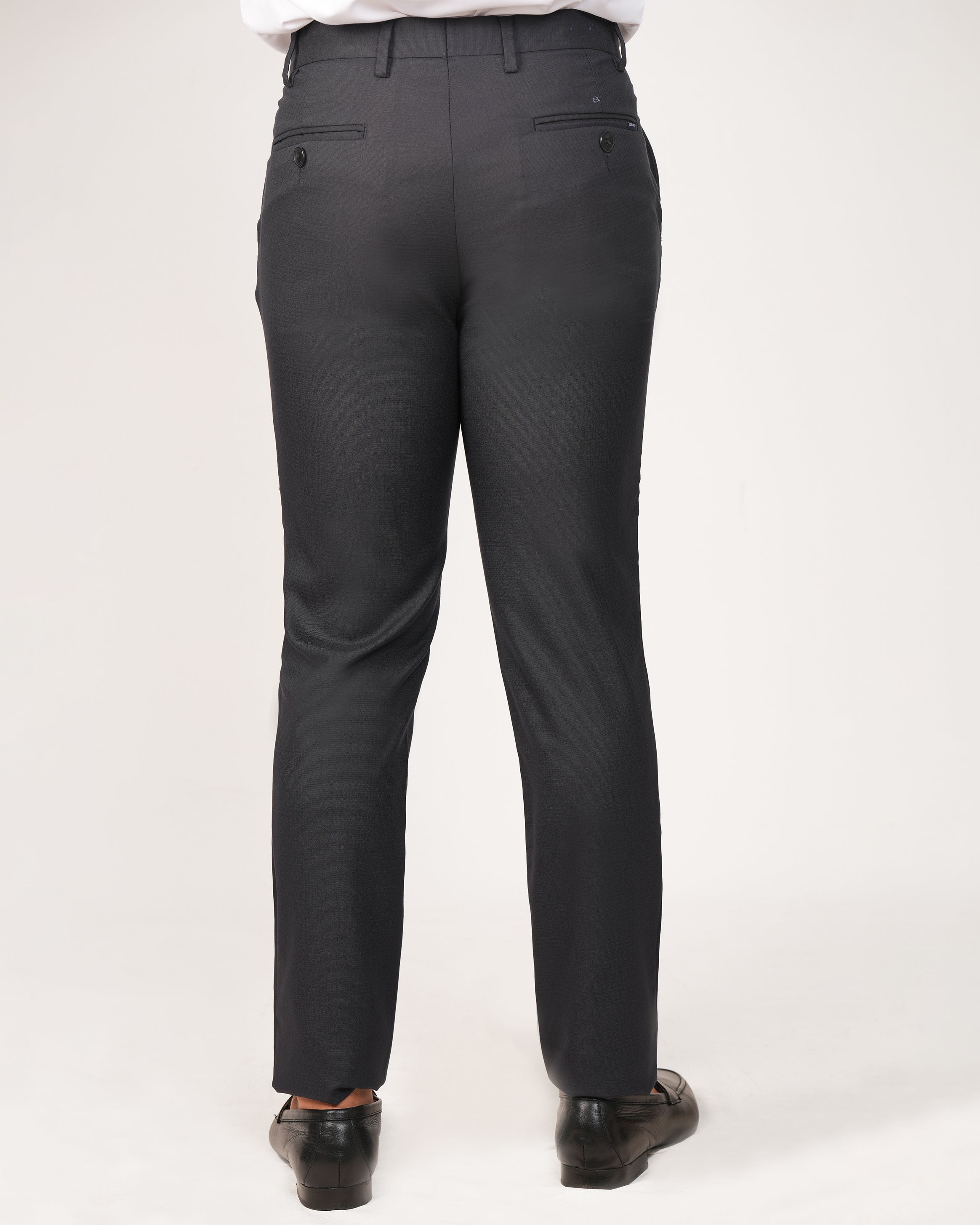 Emerald Formal Trouser Plain Ultra Slim Fit-Estate Blue