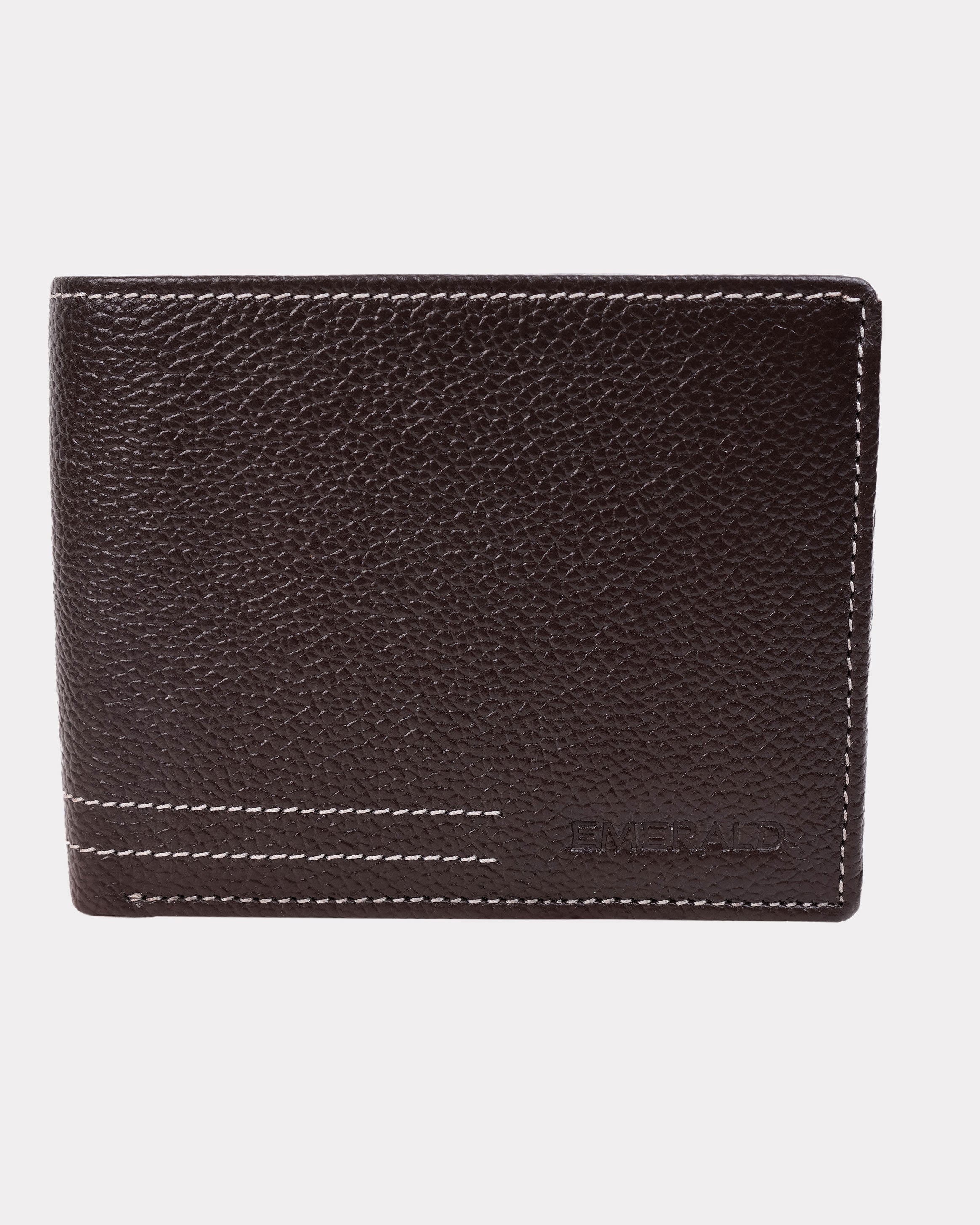 Emerald Bi-Fold Wallet - Brown