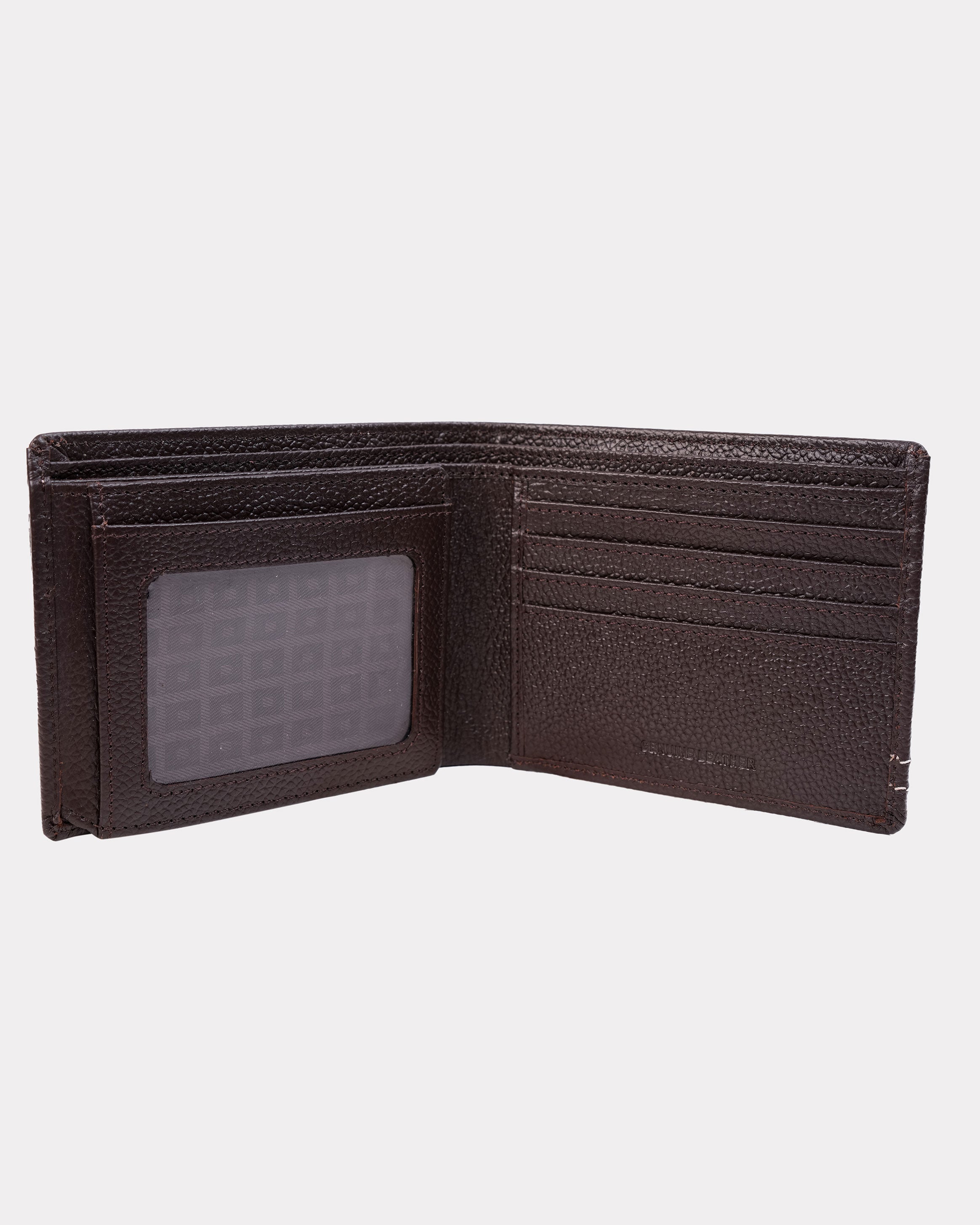 Emerald Bi-Fold Wallet - Brown