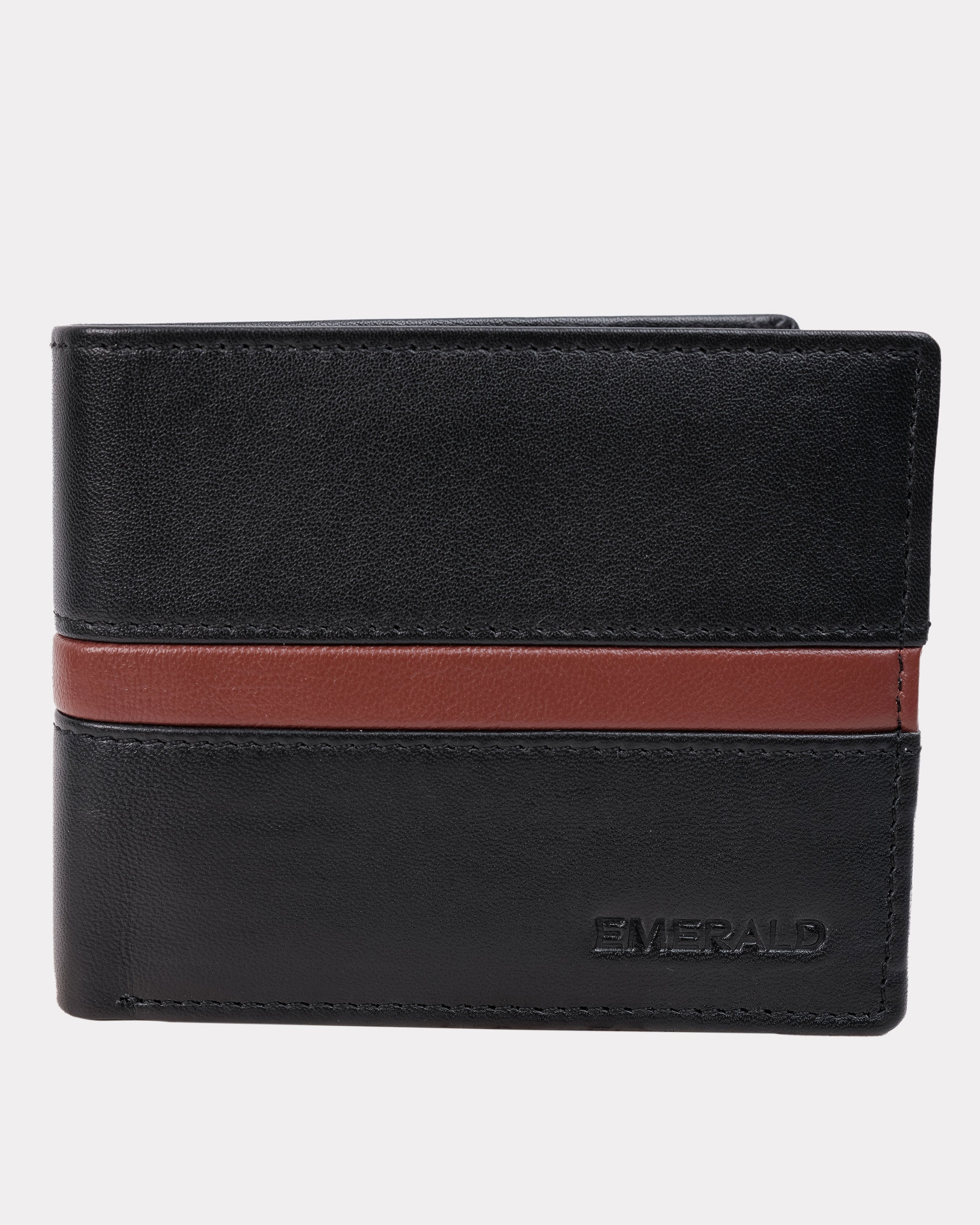 Emerald Bi-Fold Wallet - Black