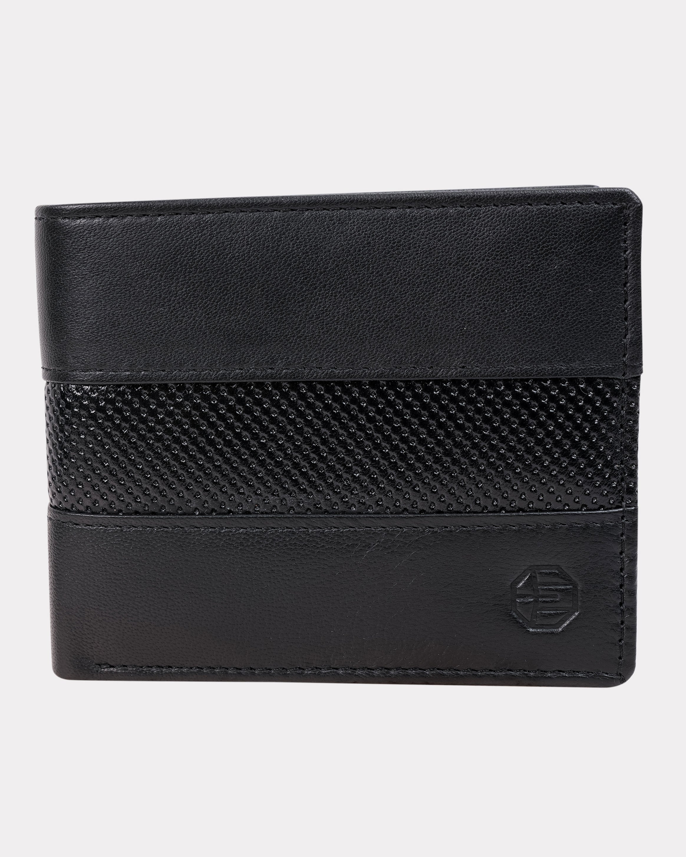 Emerald Bi-Fold Wallet - Black