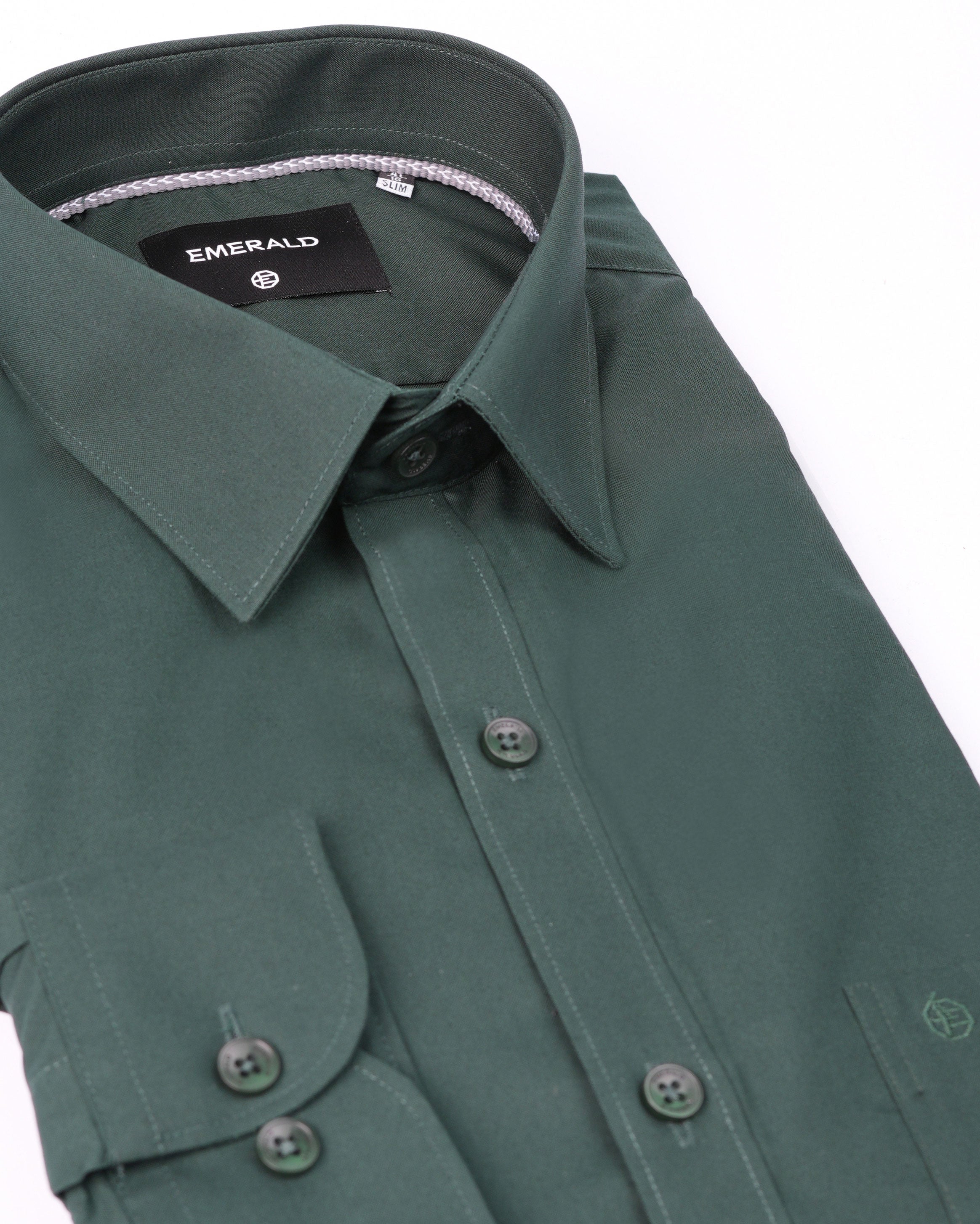 Emerald Formal Core Plain Slim Fit - Deep Teal