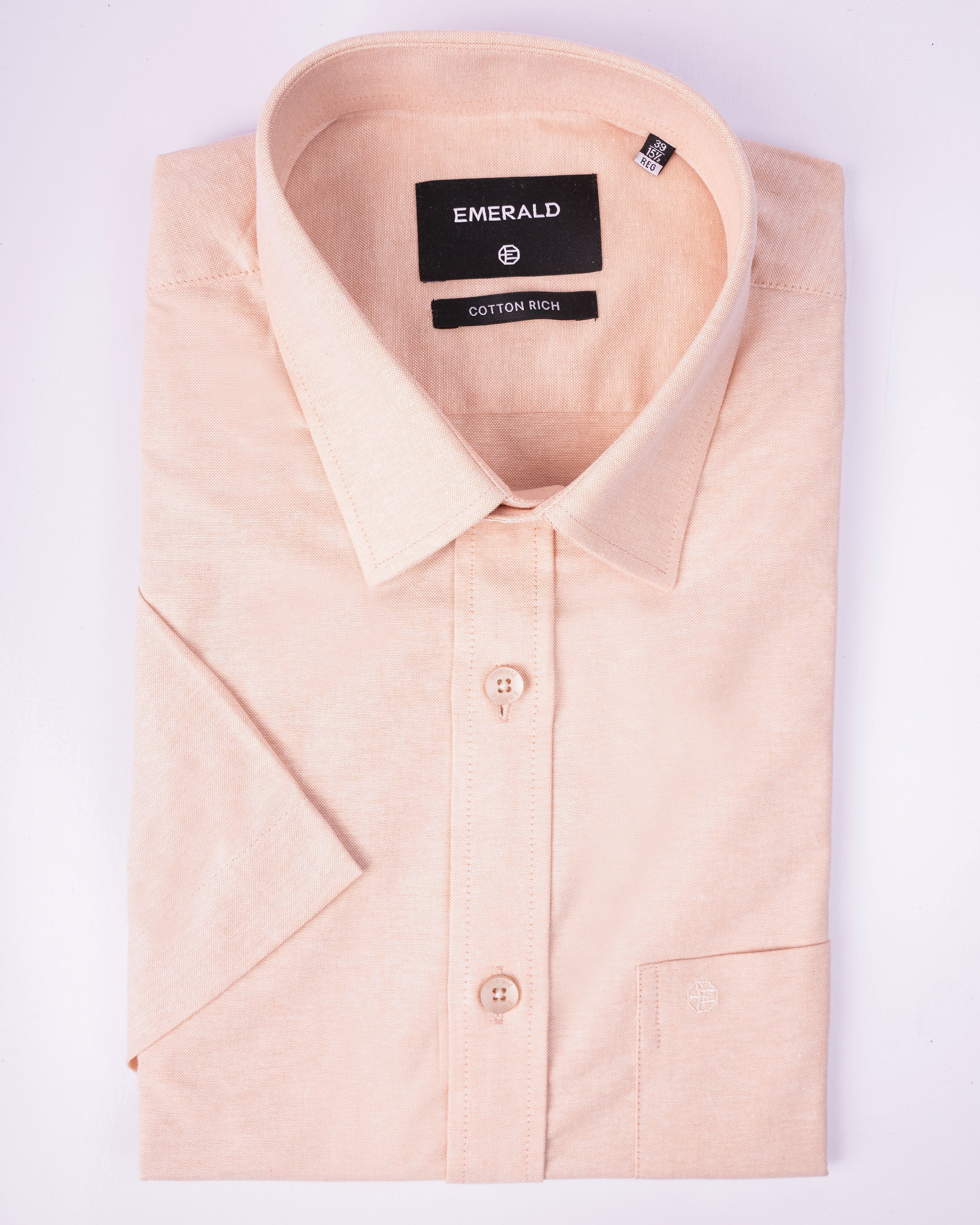 Emerald Formal Oxford Regular Fit - Honey Mustard