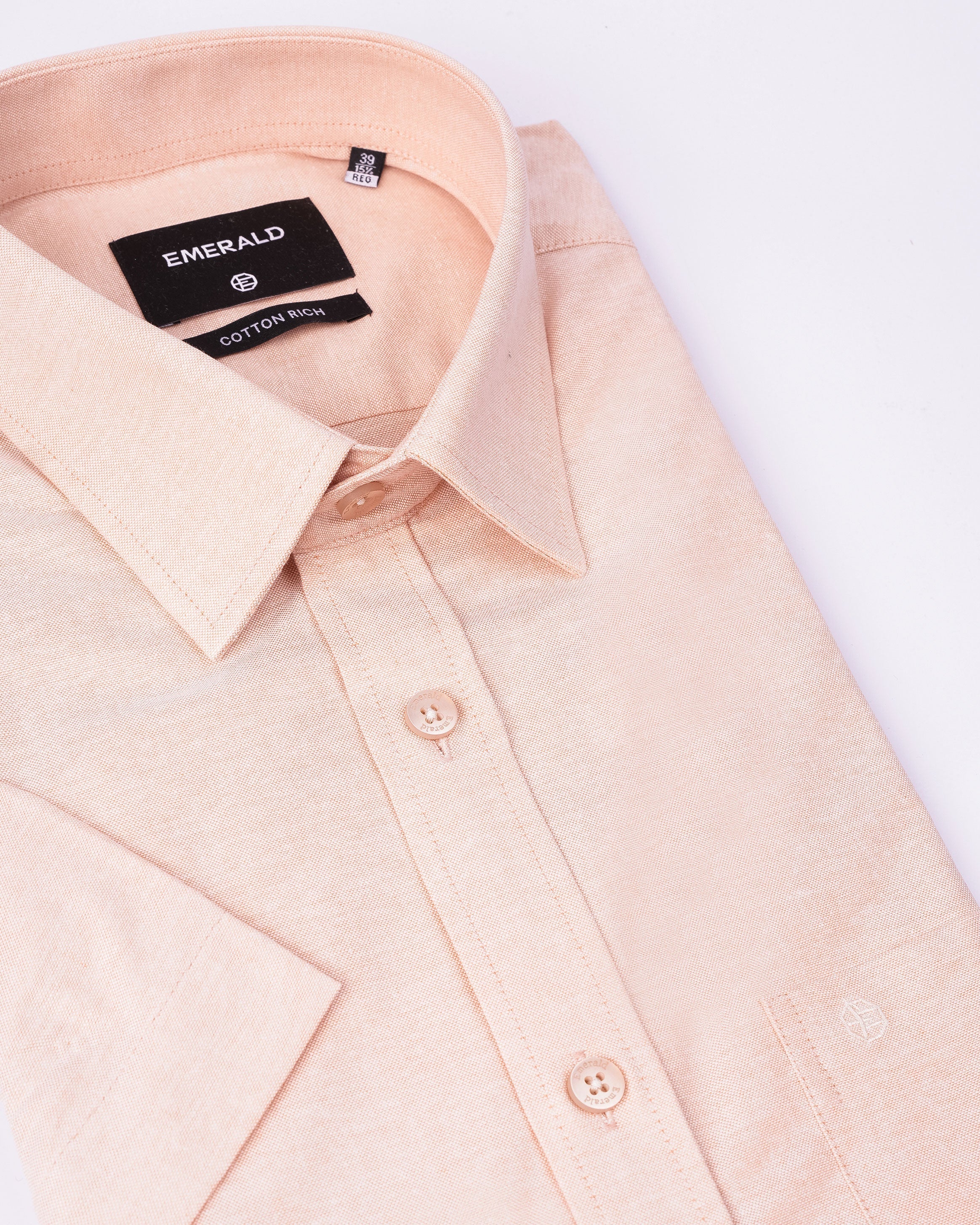 Emerald Formal Oxford Regular Fit - Honey Mustard