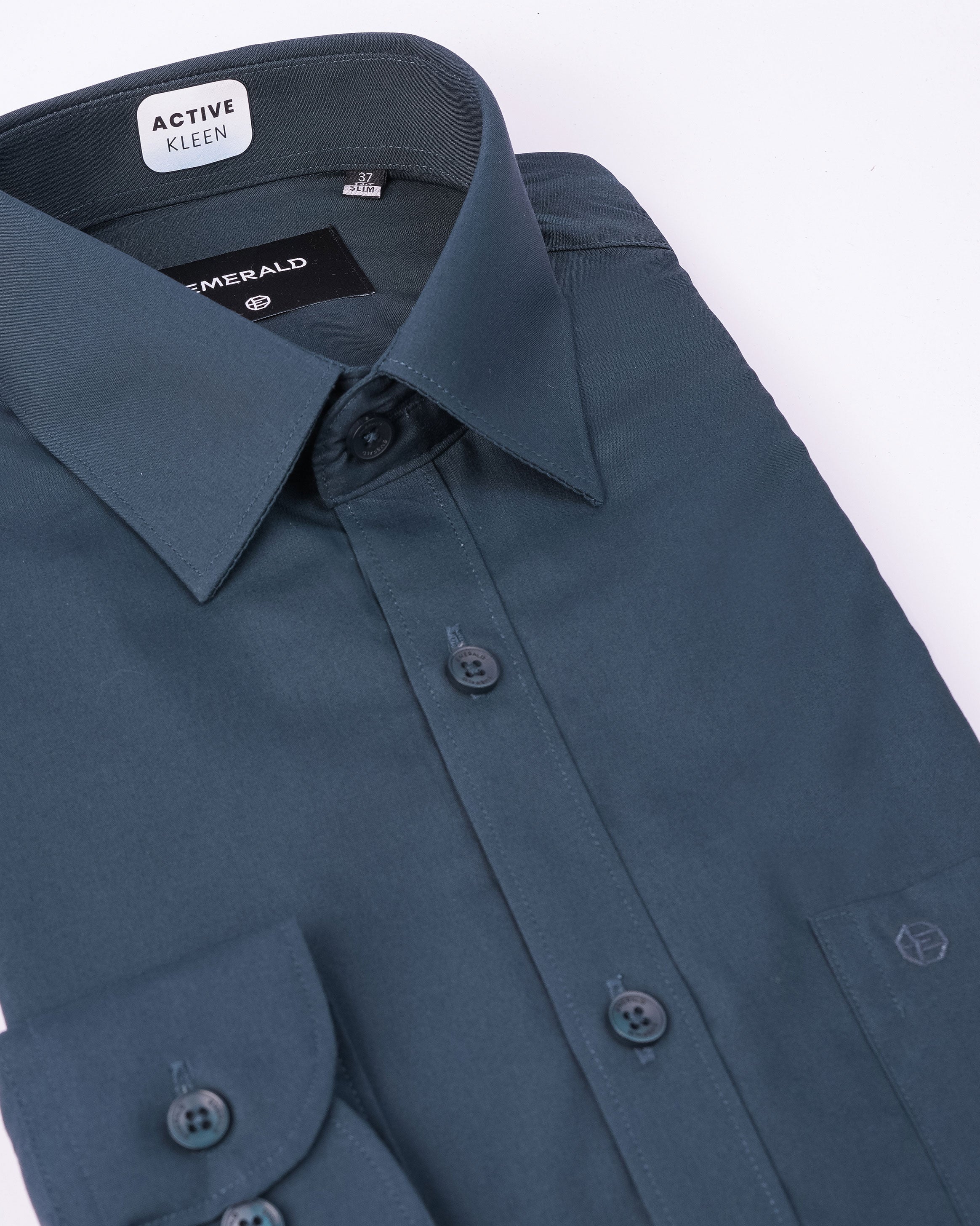 Emerald Corporate Active Kleen Plain Slim Fit - Green Gables