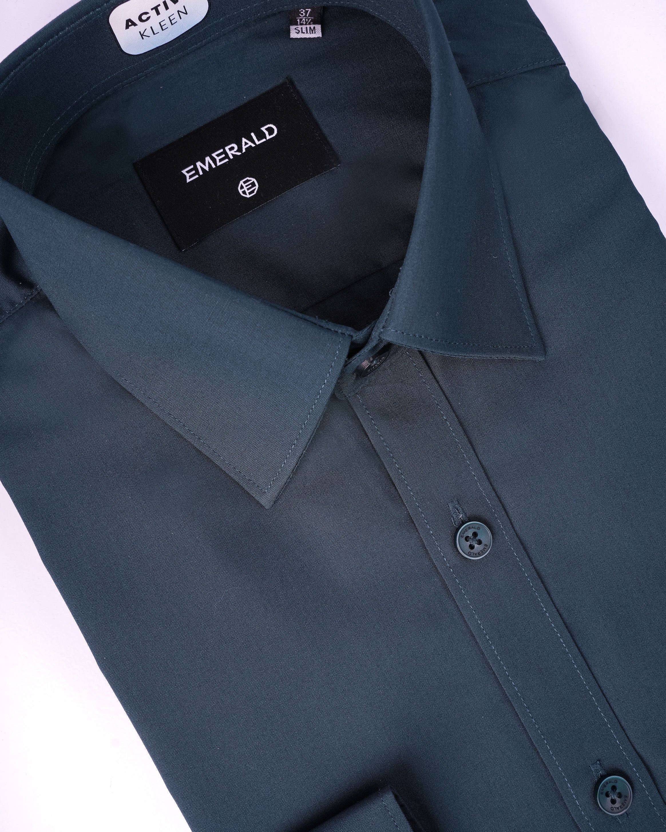 Emerald Corporate Active Kleen Plain Slim Fit - Green Gables