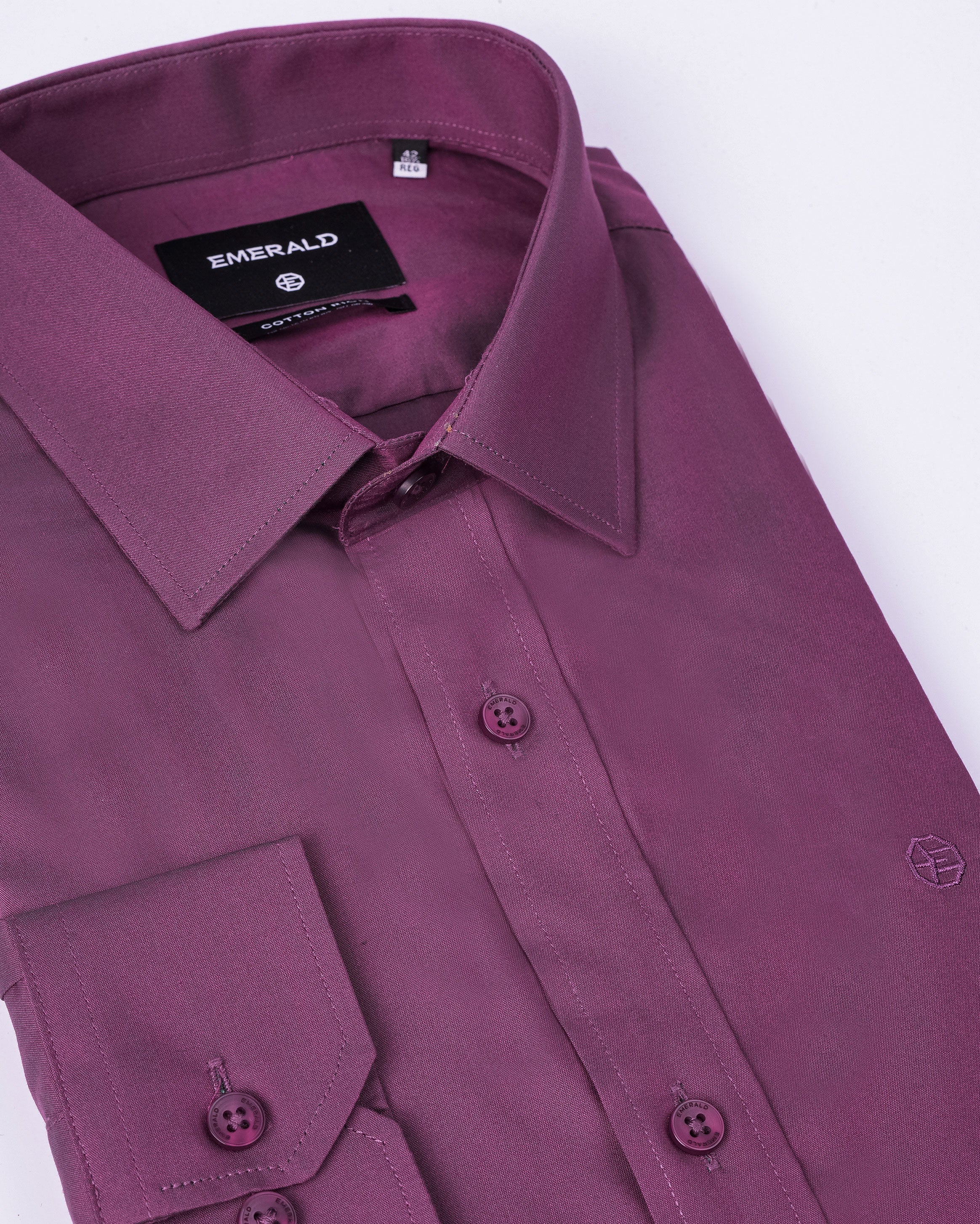 Emerald Evening Plain Regular Fit - Berry Conserve