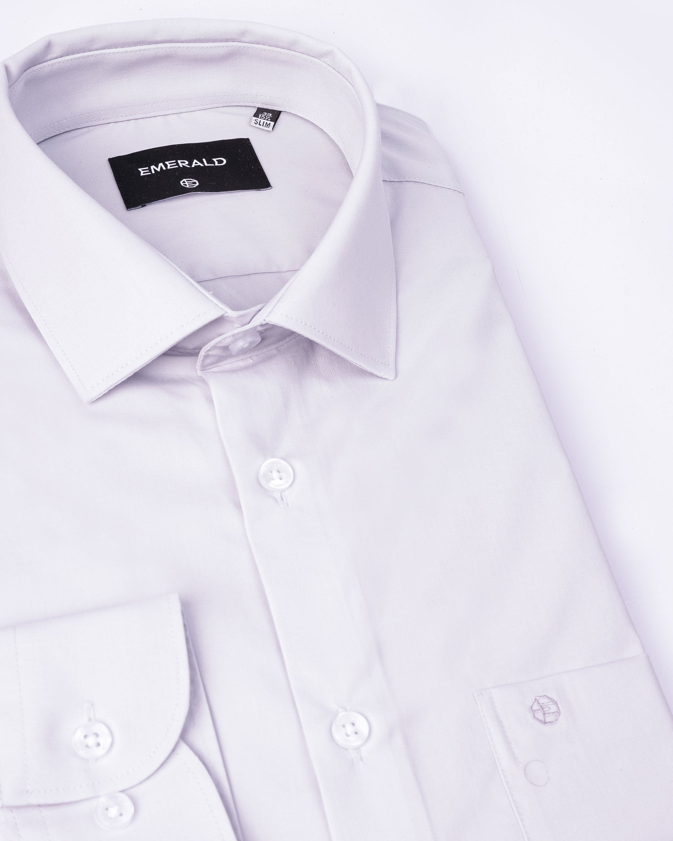 Emerald Formal Plain Slim Fit - Pastel Lilac