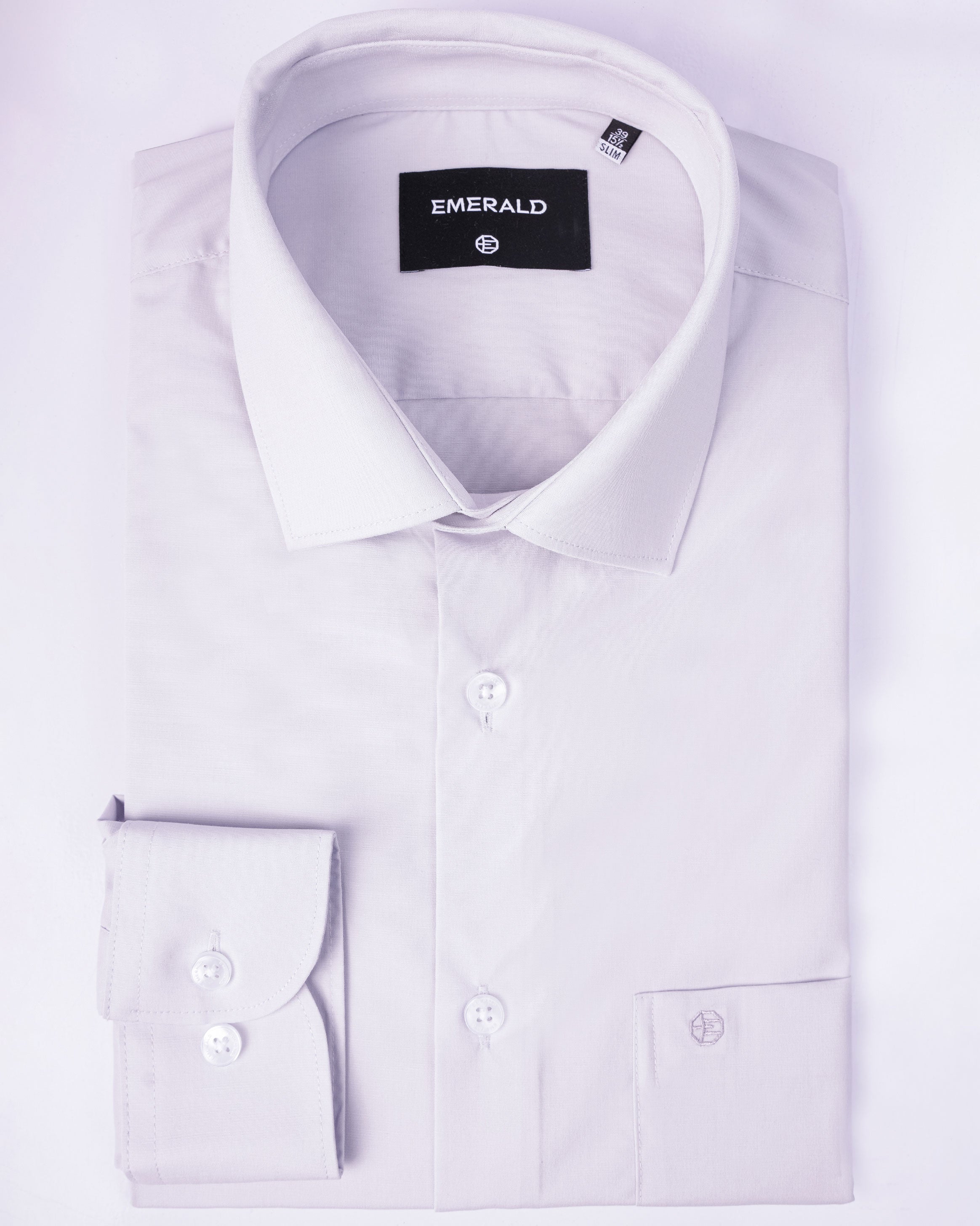 Emerald Formal Plain Slim Fit - Pastel Lilac
