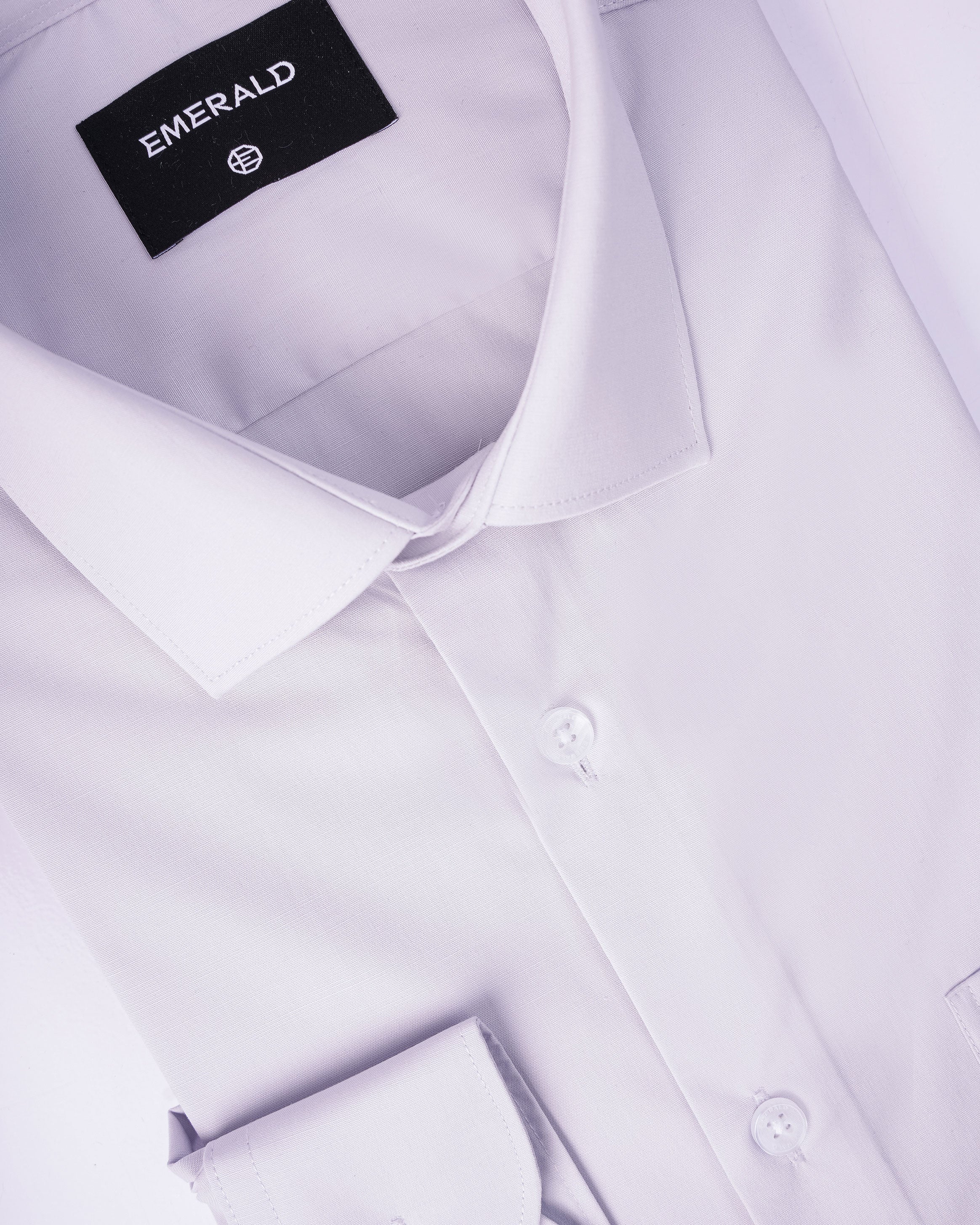 Emerald Formal Plain Slim Fit - Pastel Lilac