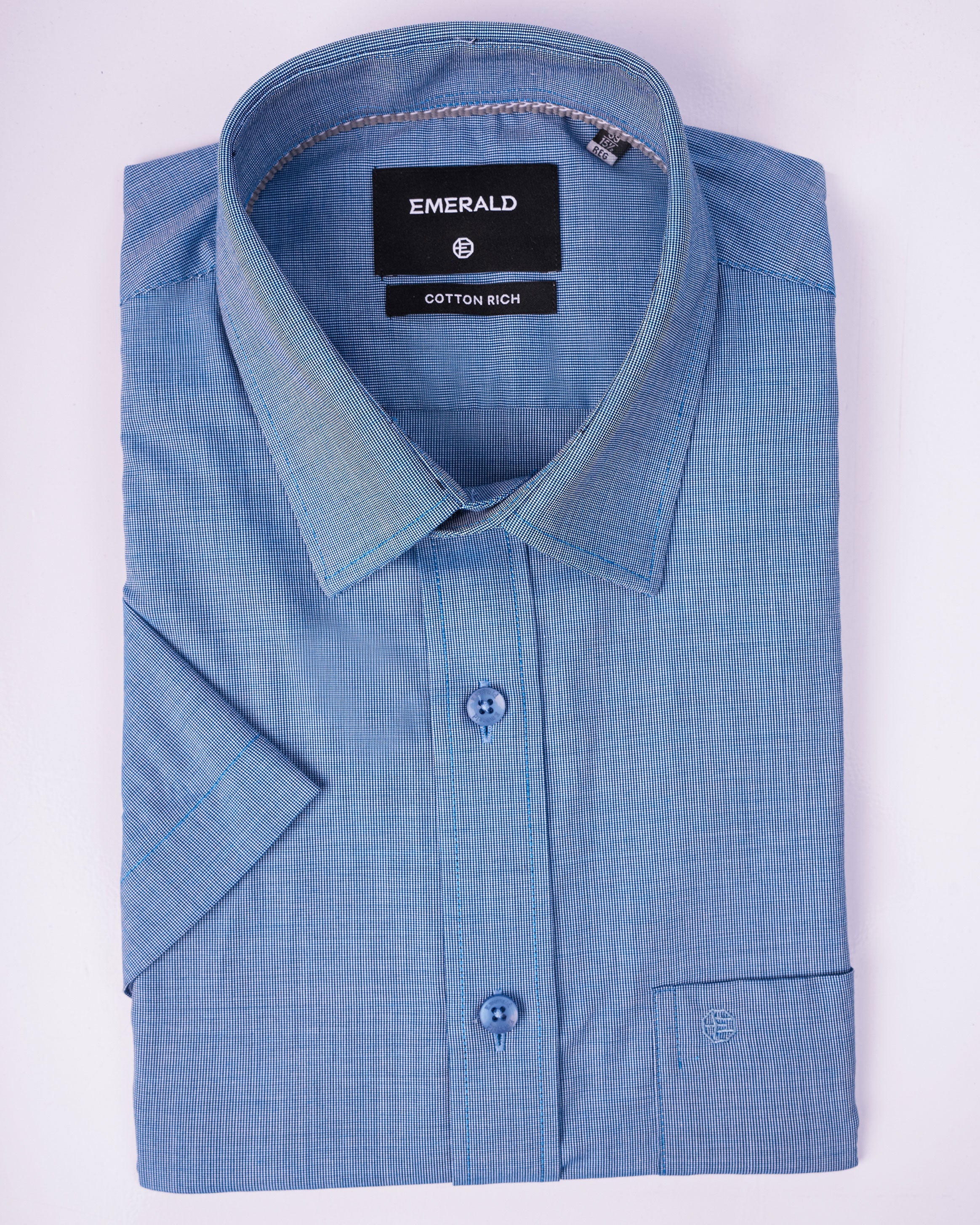 Emerald Corporate Tril A Fil Comfort Fit - Baby Blue
