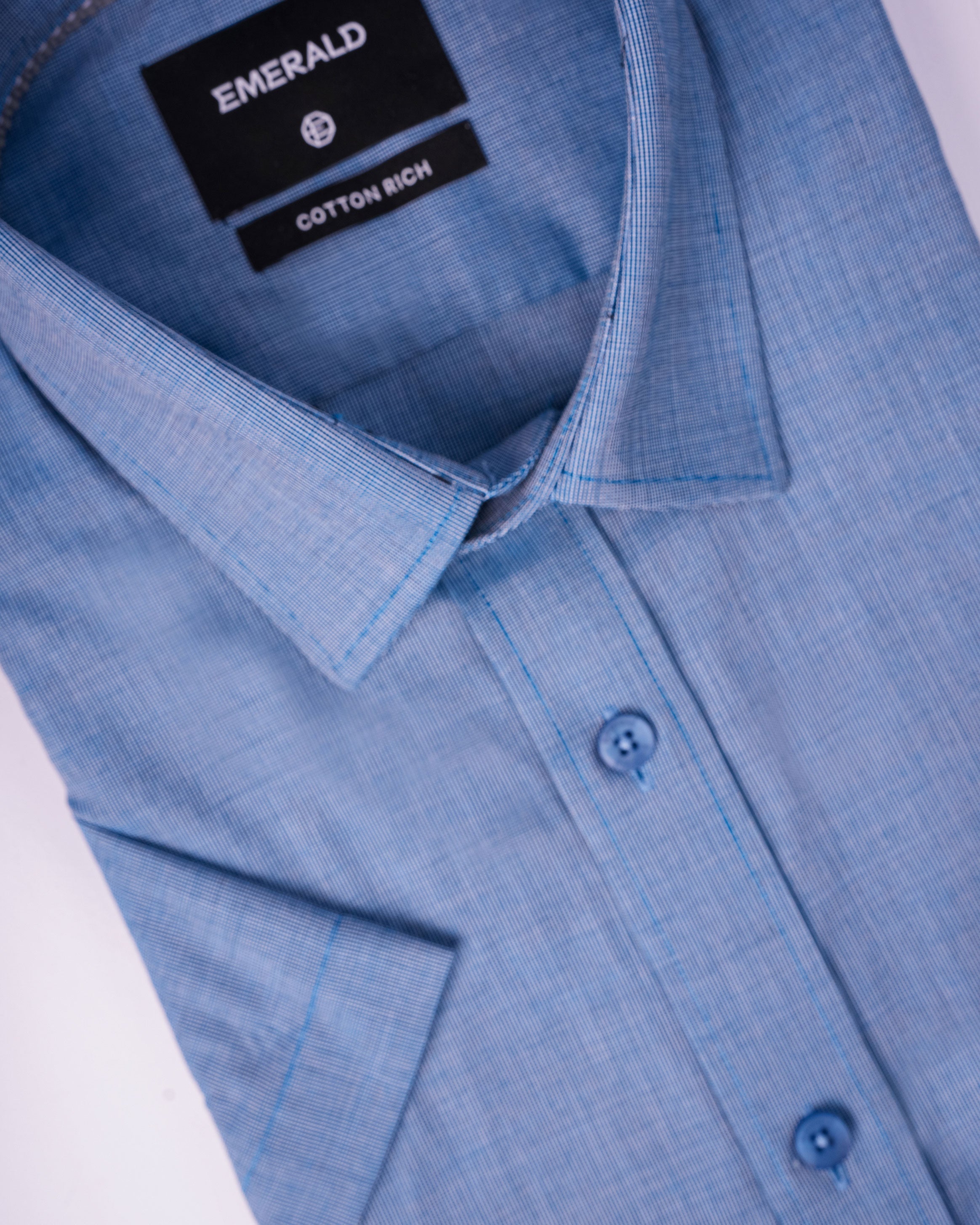 Emerald Corporate Tril A Fil Comfort Fit - Baby Blue