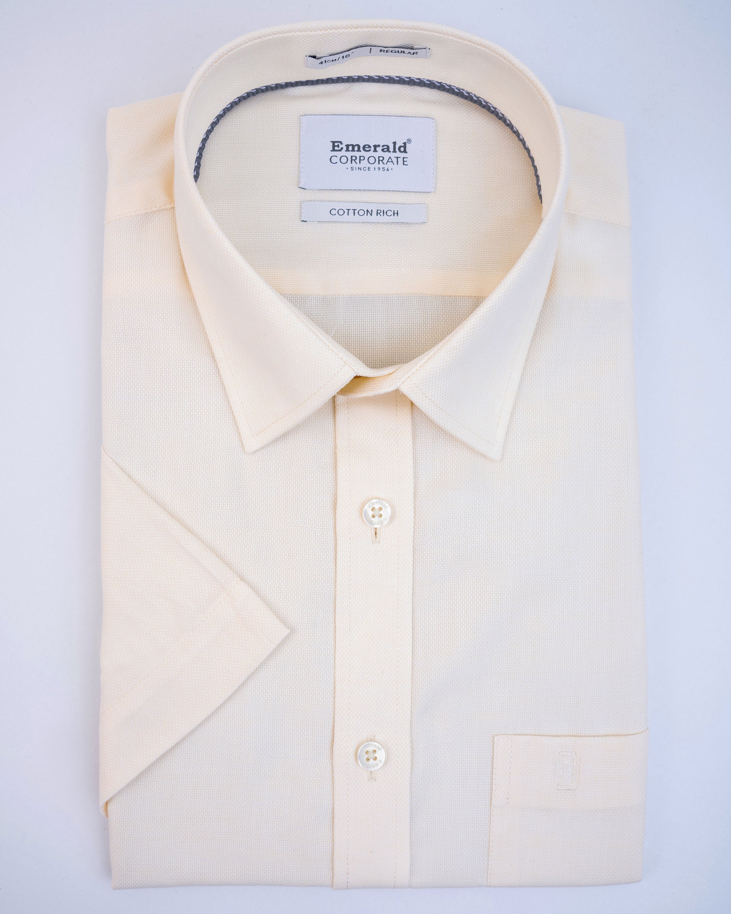 Emerald Corporate Royal Oxford Regular Fit-White Swan