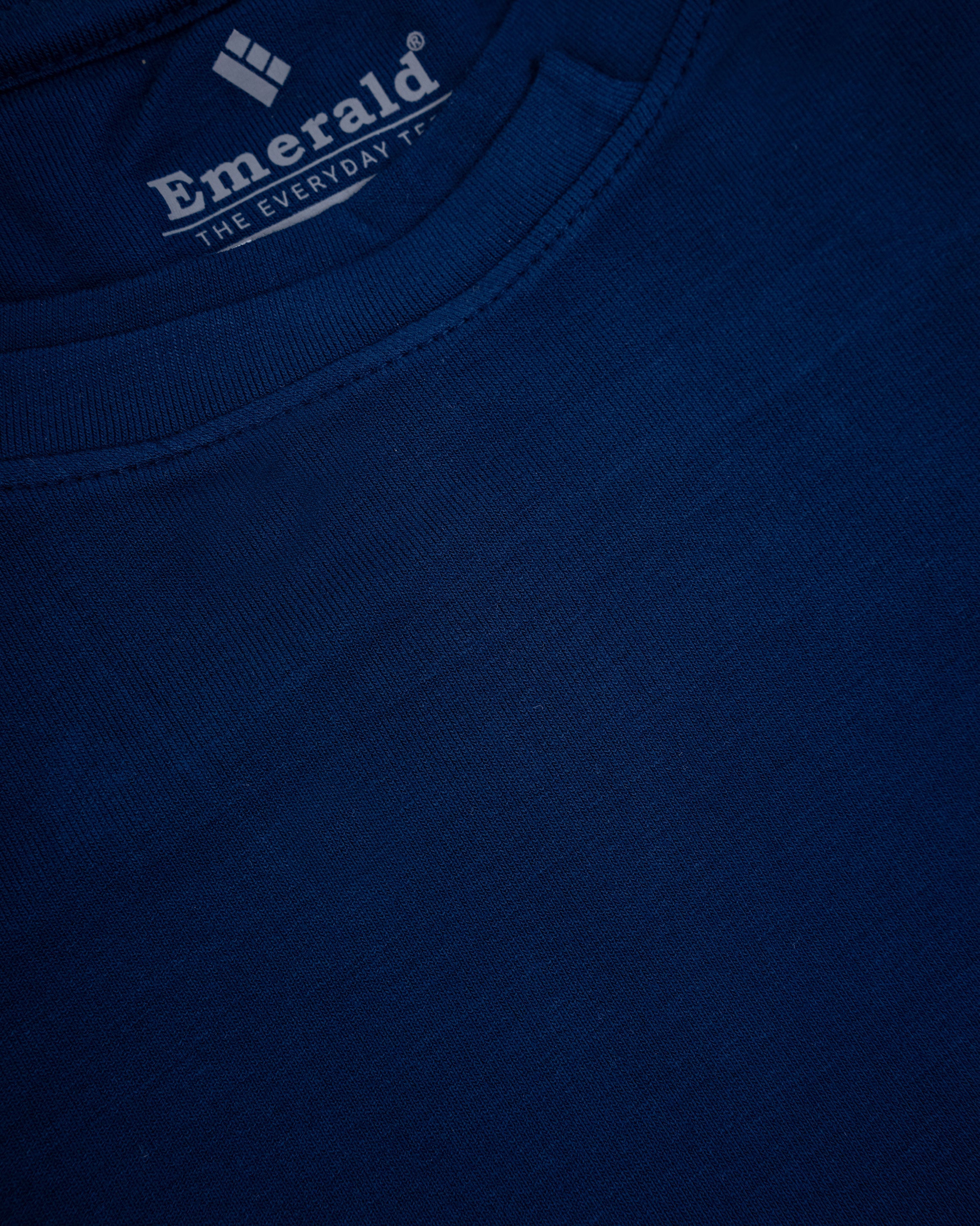 Emerald Oversized Plain Tee-Blue Estate