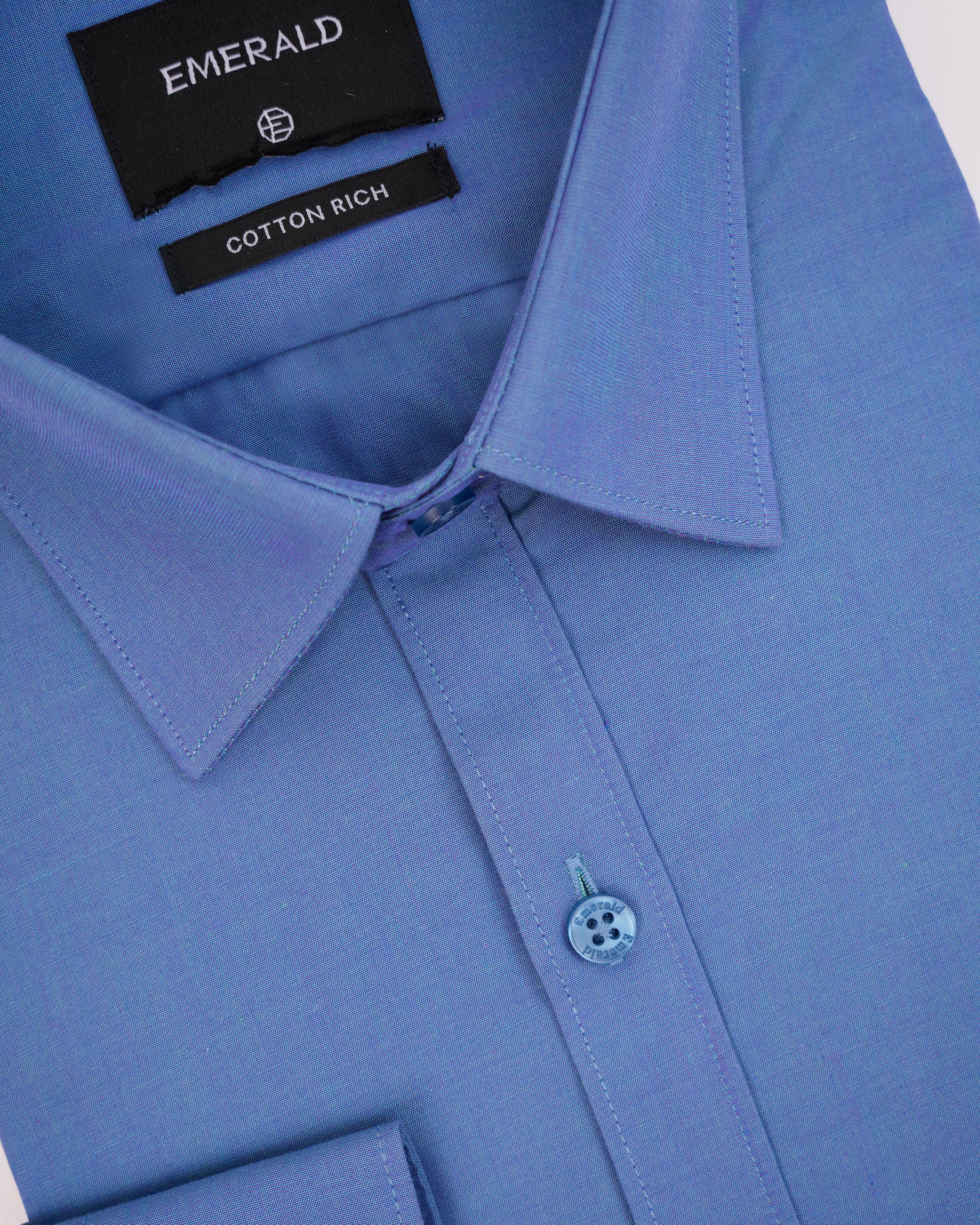 Emerald Formal Fil A Fil Slim Fit-True Navy