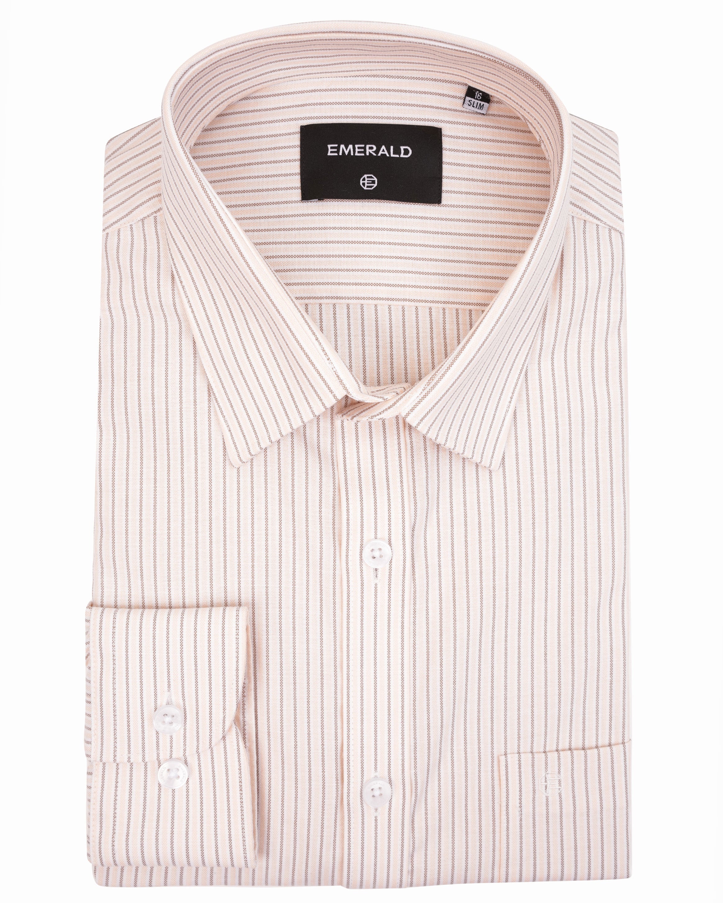 Emerald Formal Stripe Slim Fit-Apple Blosson