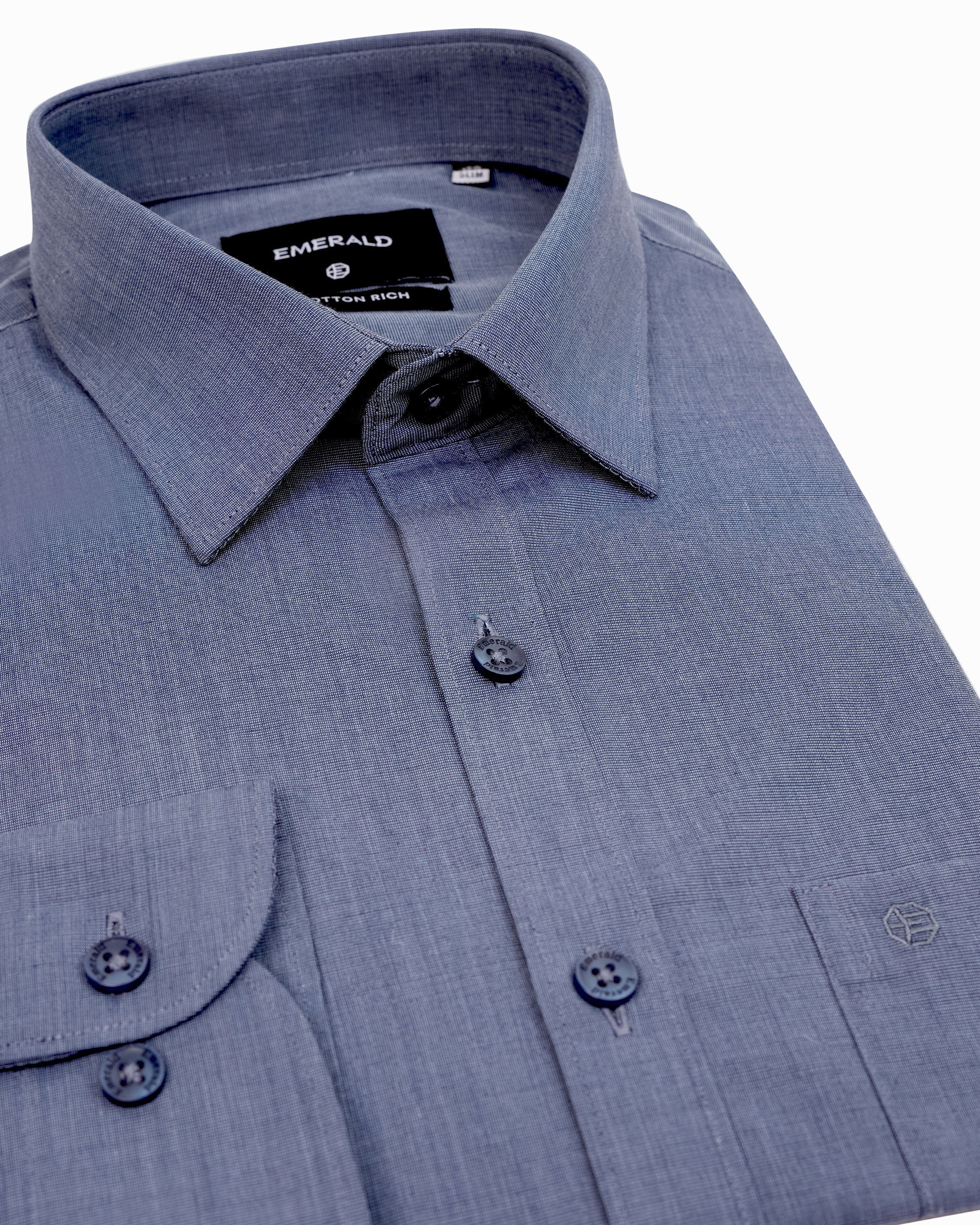 Emerald Formal Fil A Fil Slim Fit-Licorice