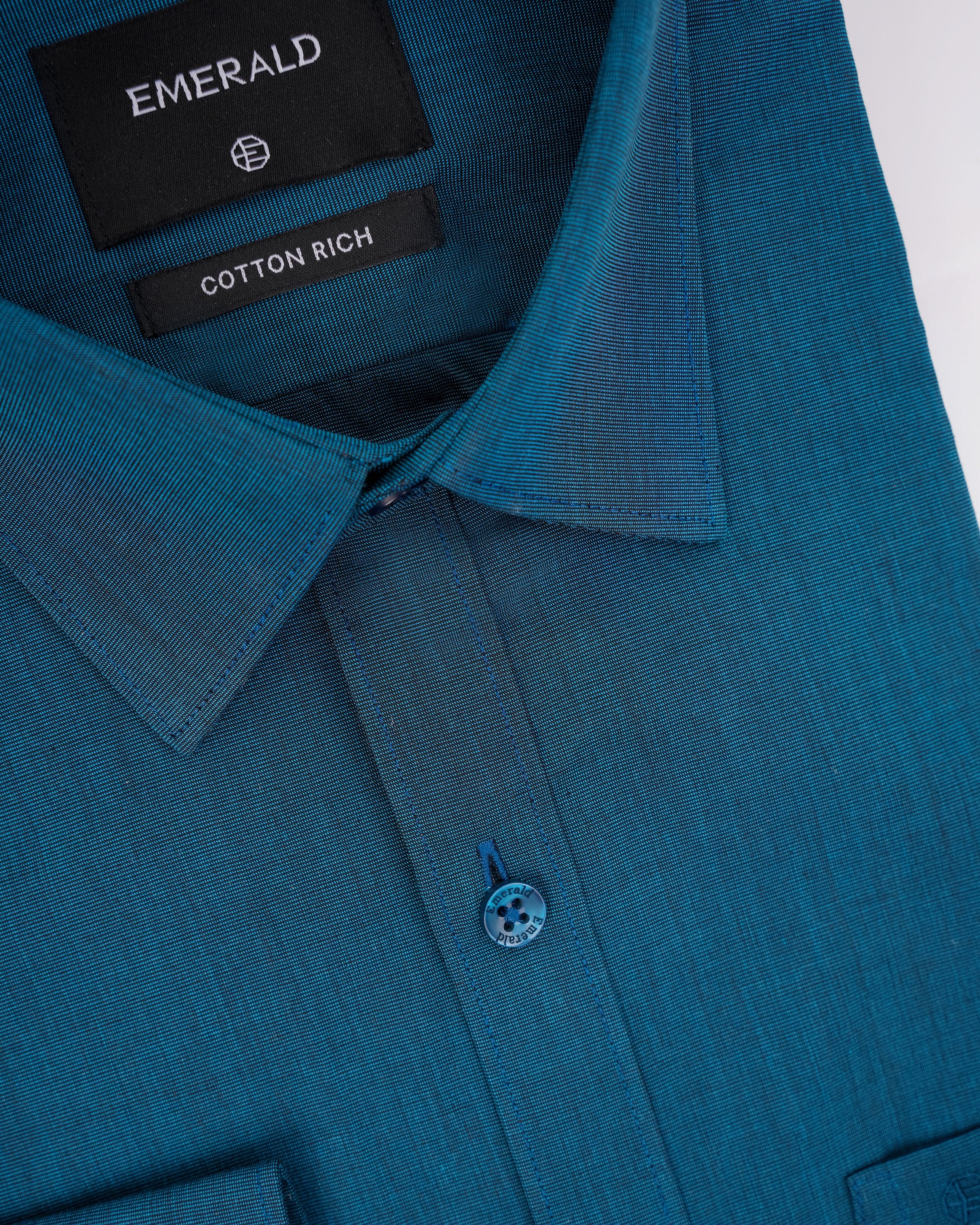 Emerald Formal Fil A Fil Slim Fit-Midnight