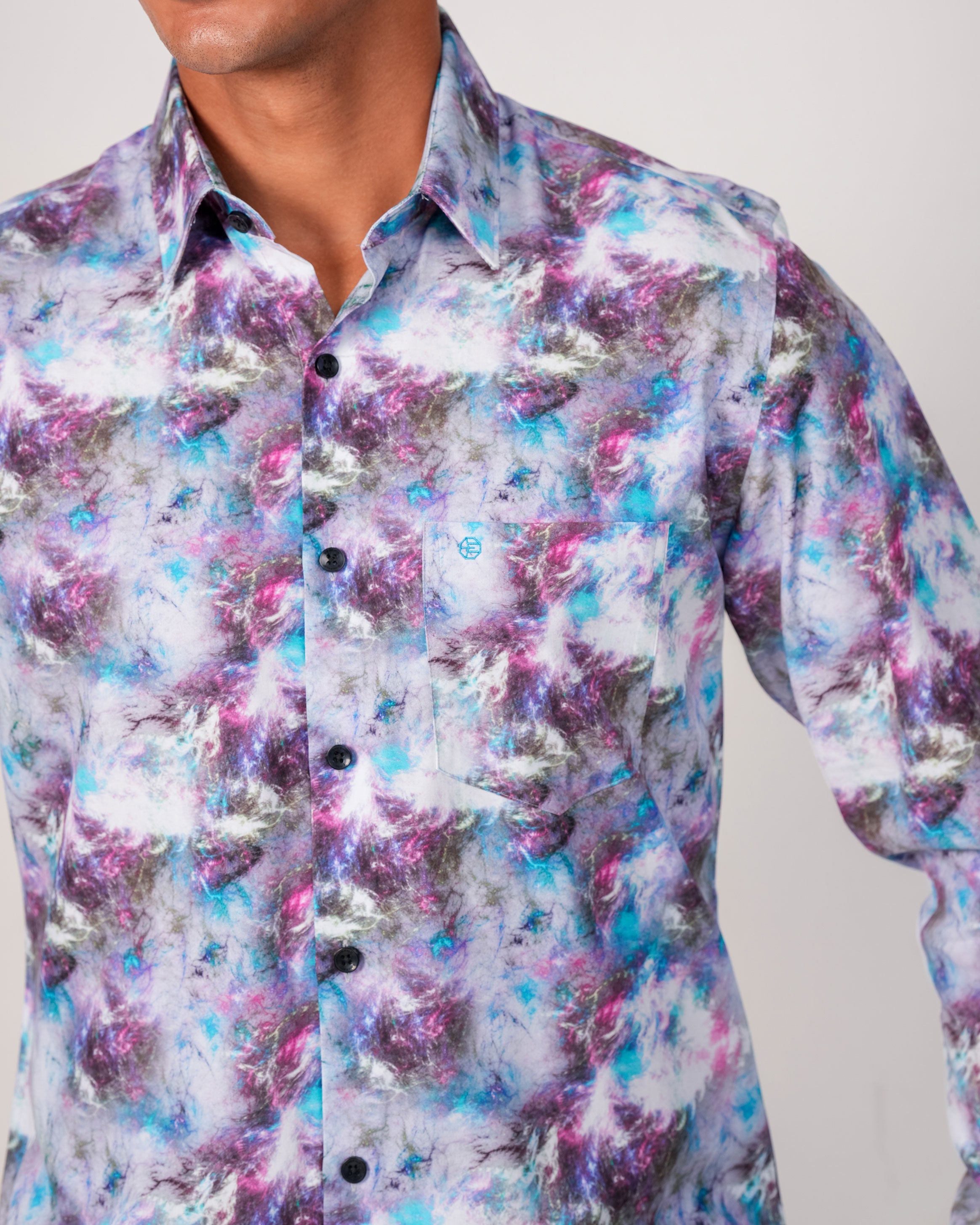 Emerald Evening Printed Slim Fit - Zephyr