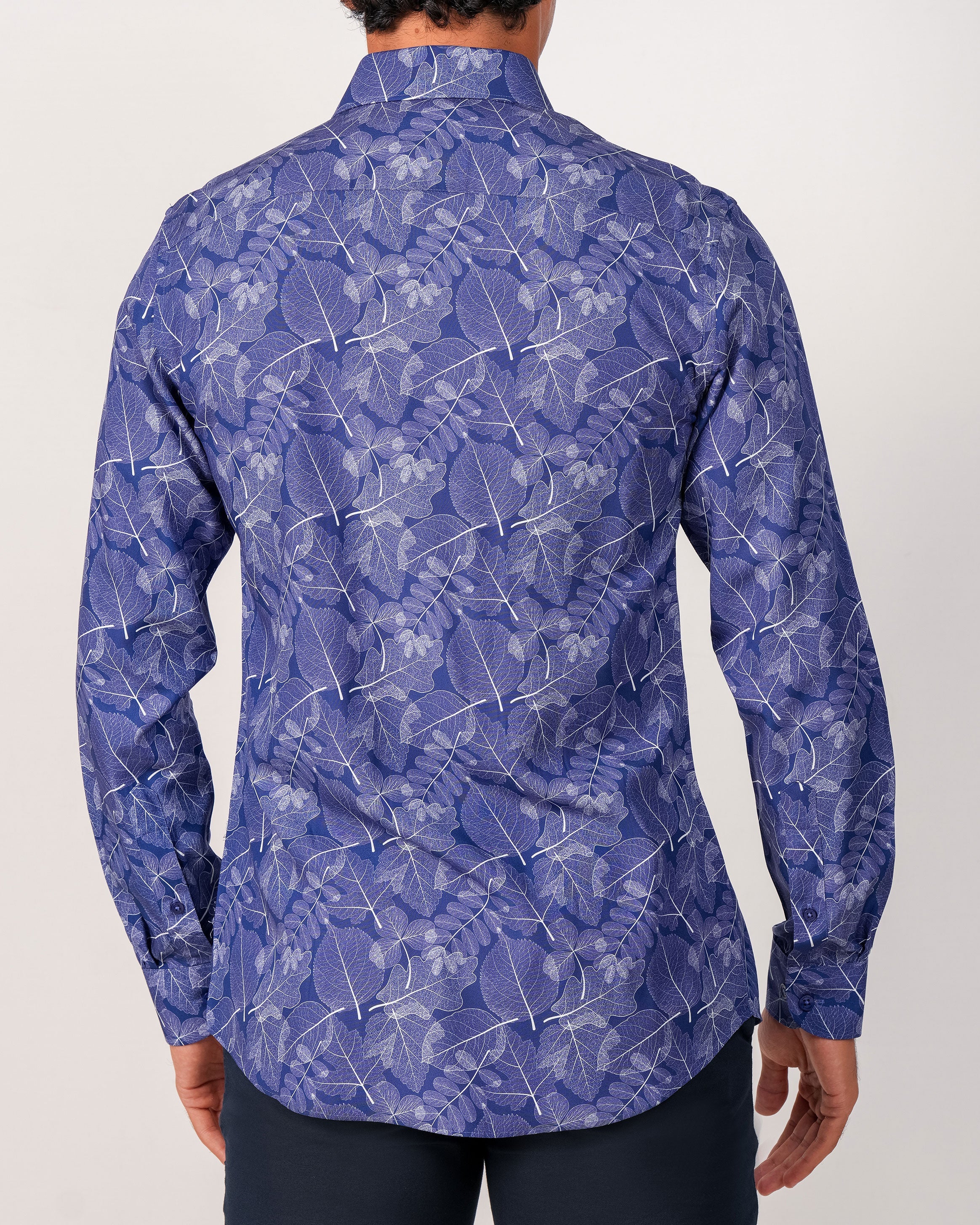 Emerald Evening Printed Slim Fit - Royal