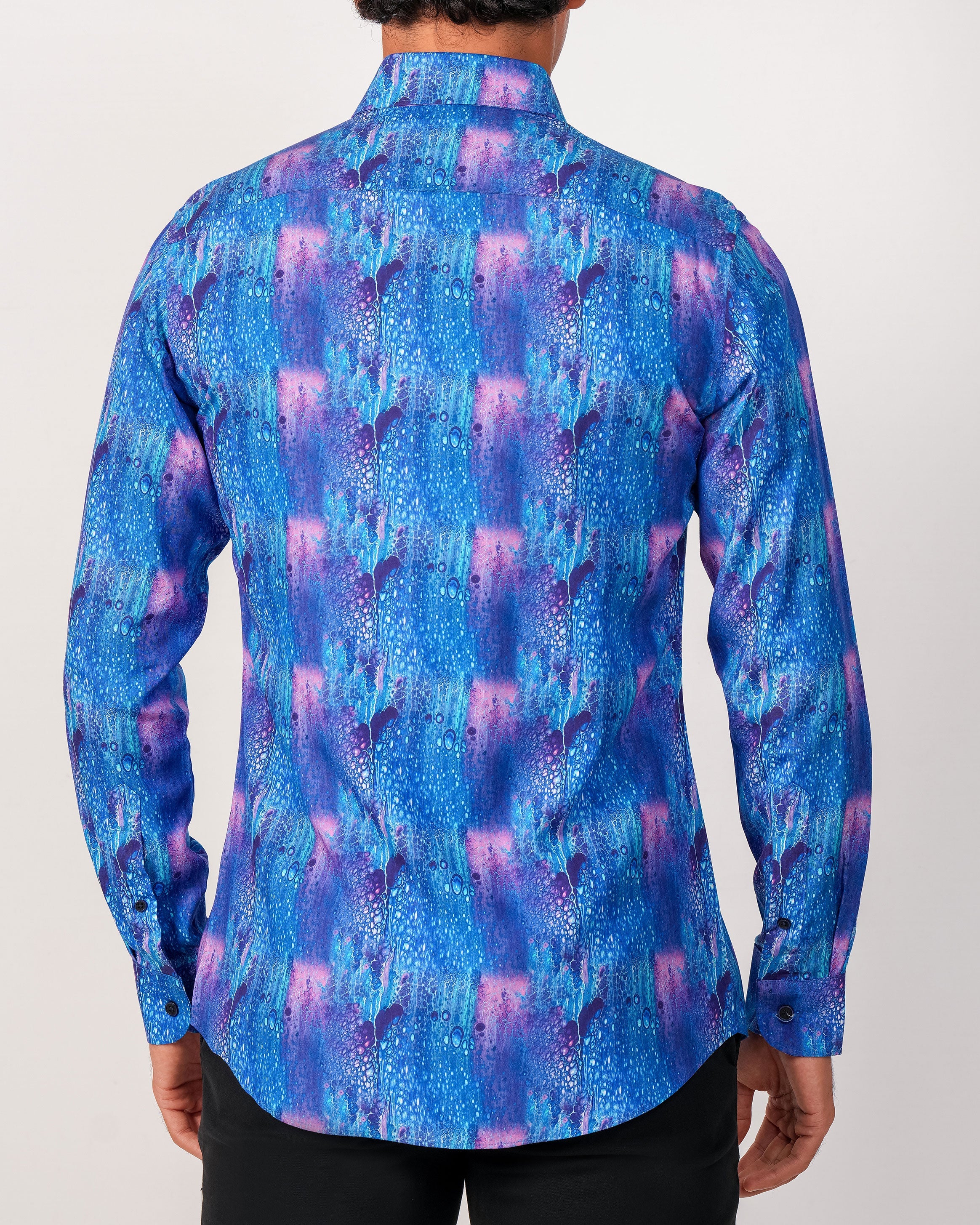 Emerald Evening Printed Slim Fit - Dusted Peri