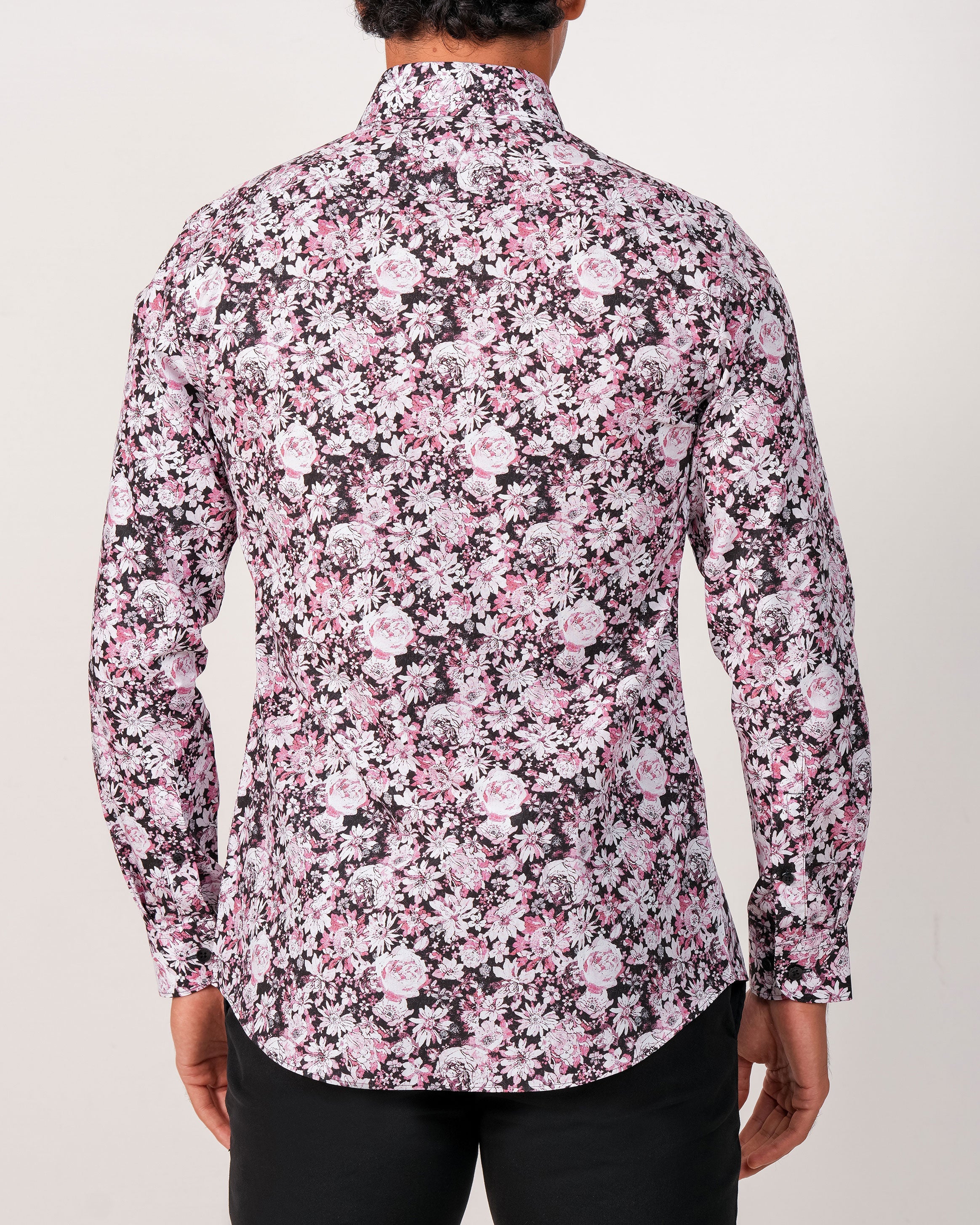 Emerald Evening Printed Slim Fit - Wistful Mauve