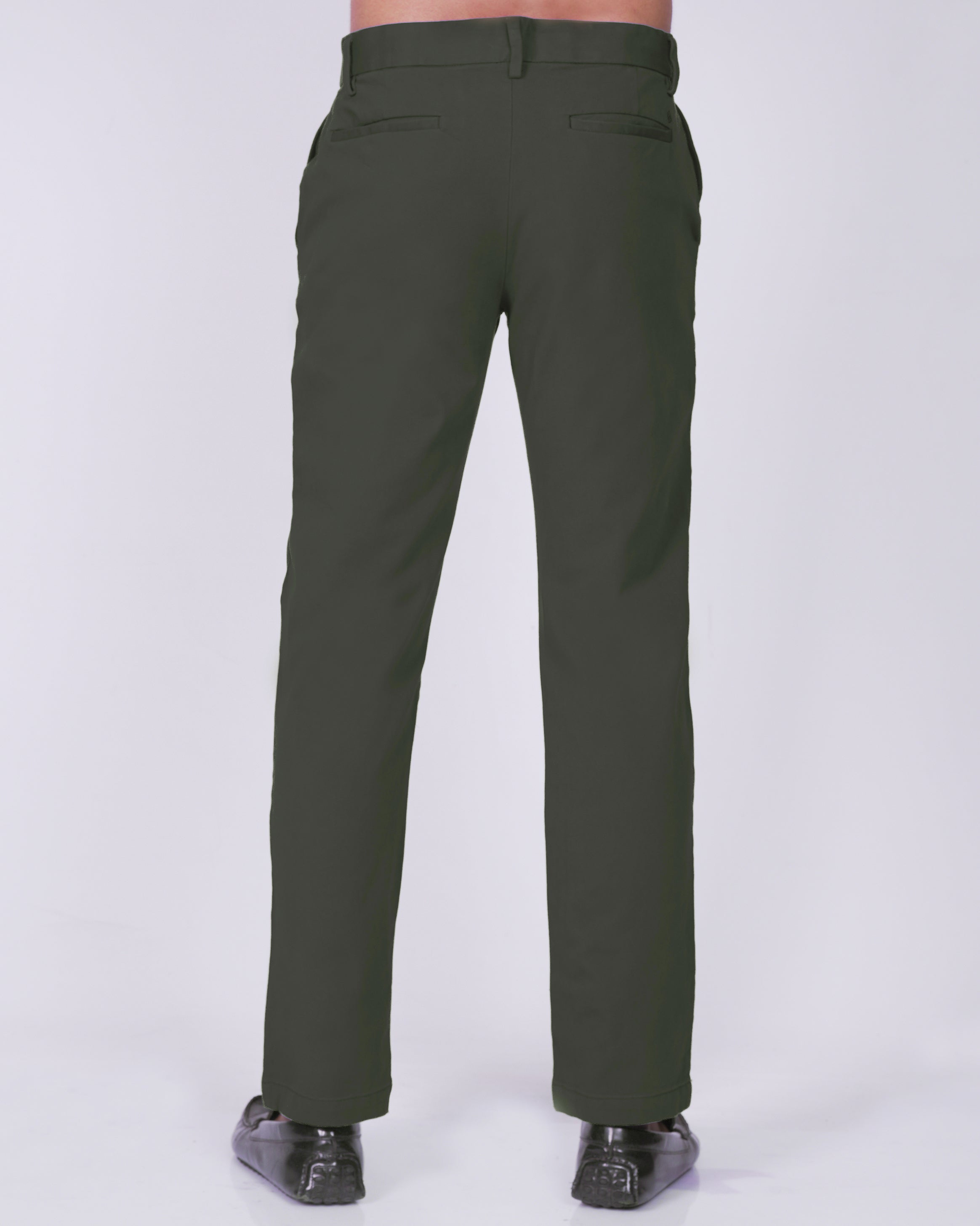 Emerald Chino Z Plain Slim Fit-Olive