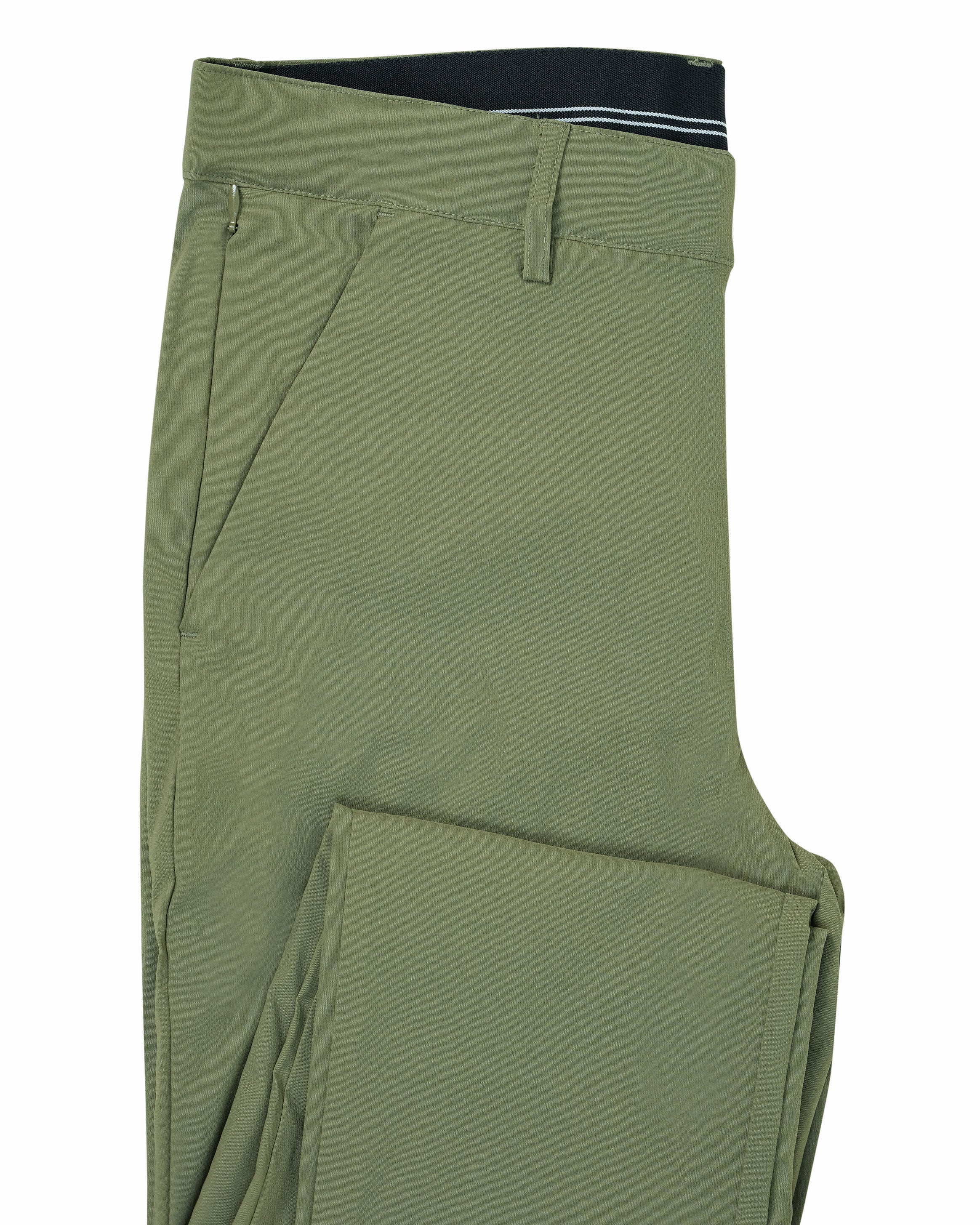 Emerald Utilitech Chino Plain Slim Fit-Hedge Green