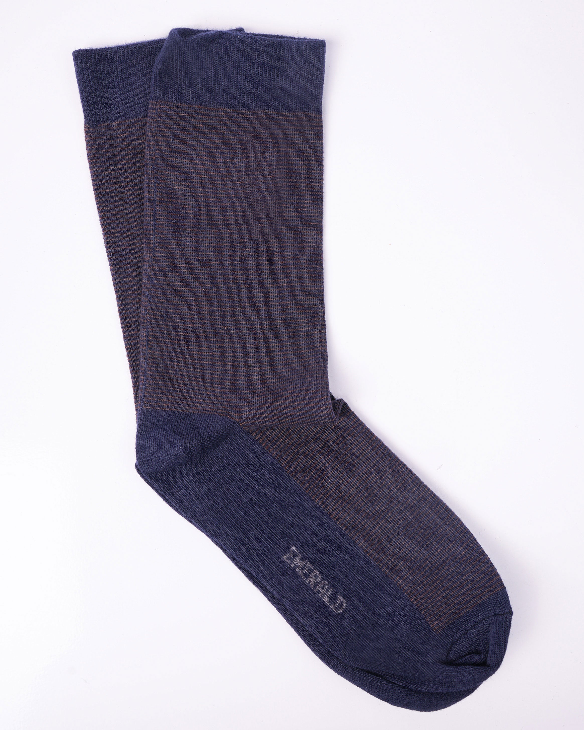 Emerald Socks - Navy Stripe