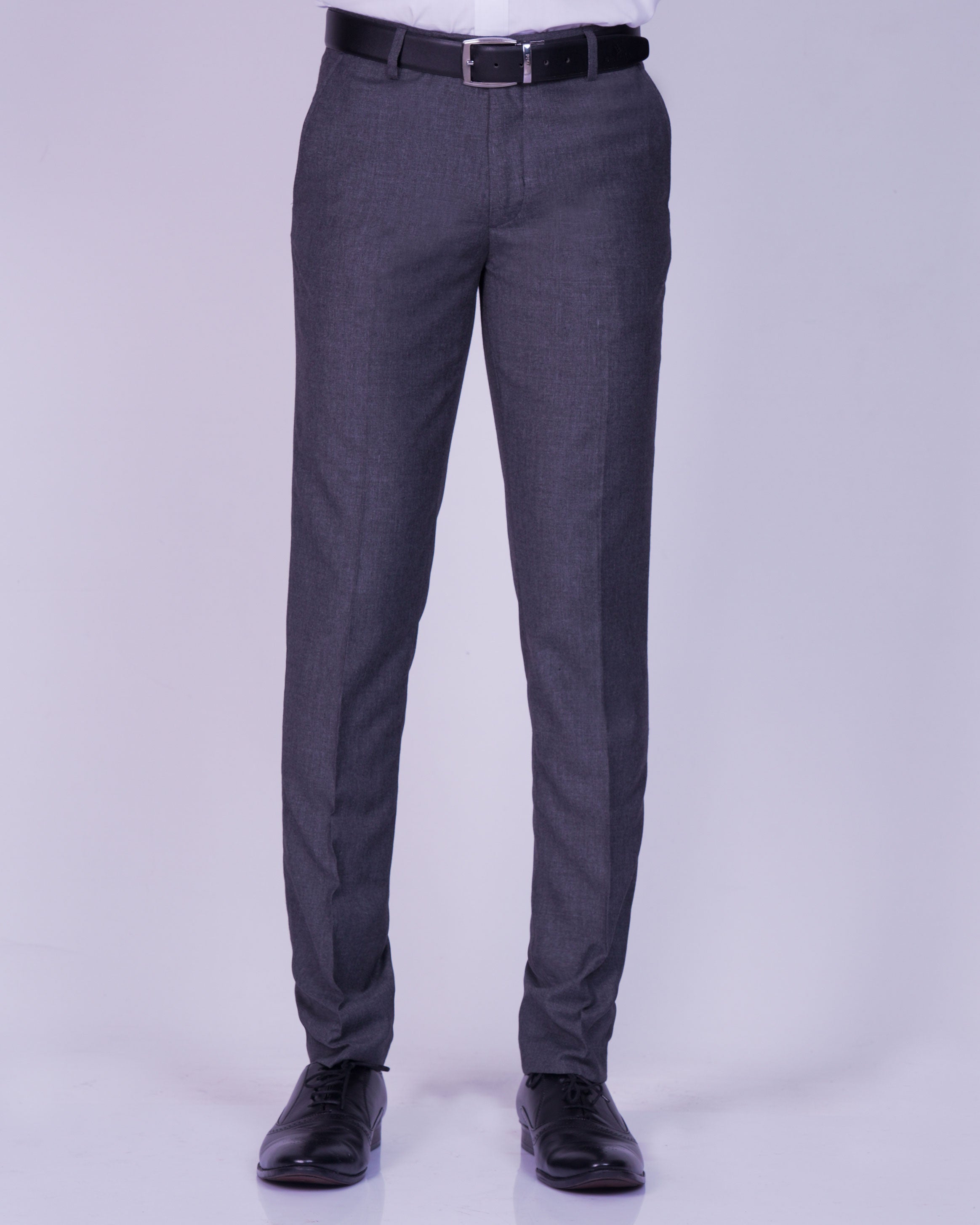 Emerald Formal Trouser Plain Ultra Slim Fit-Folkstone Grey