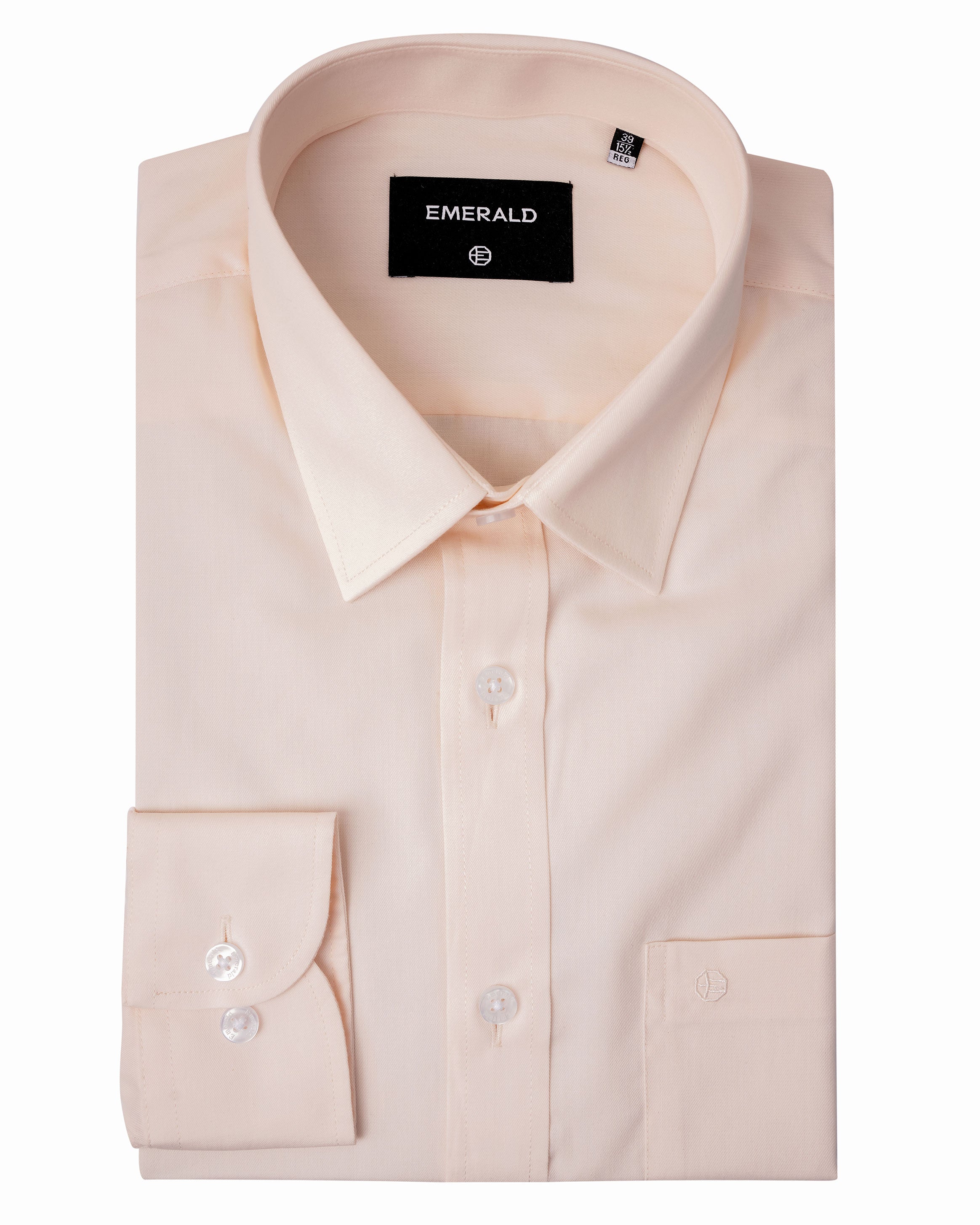 Emerald Formal Plain Regular Fit - Vanilla