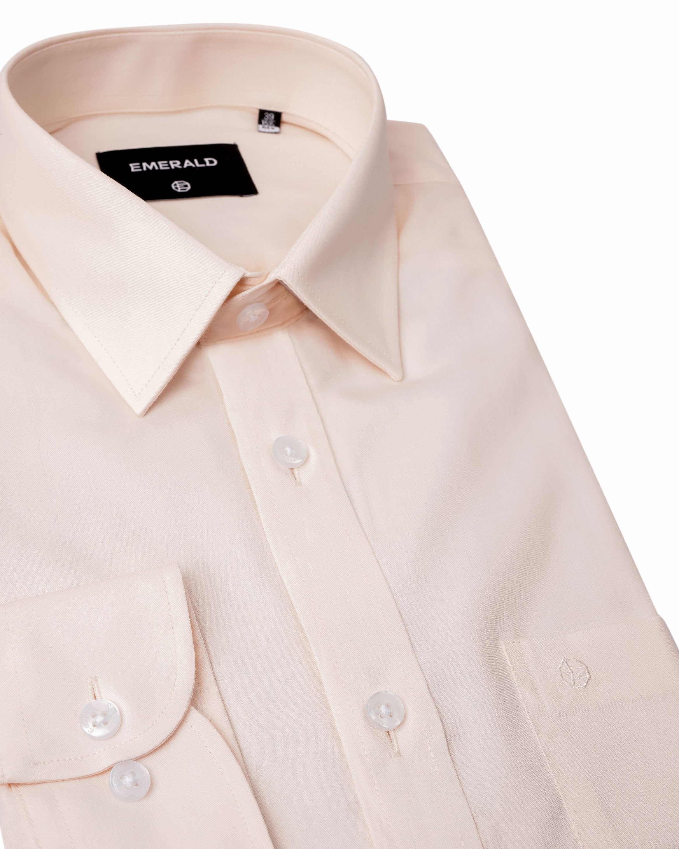 Emerald Formal Plain Regular Fit - Vanilla