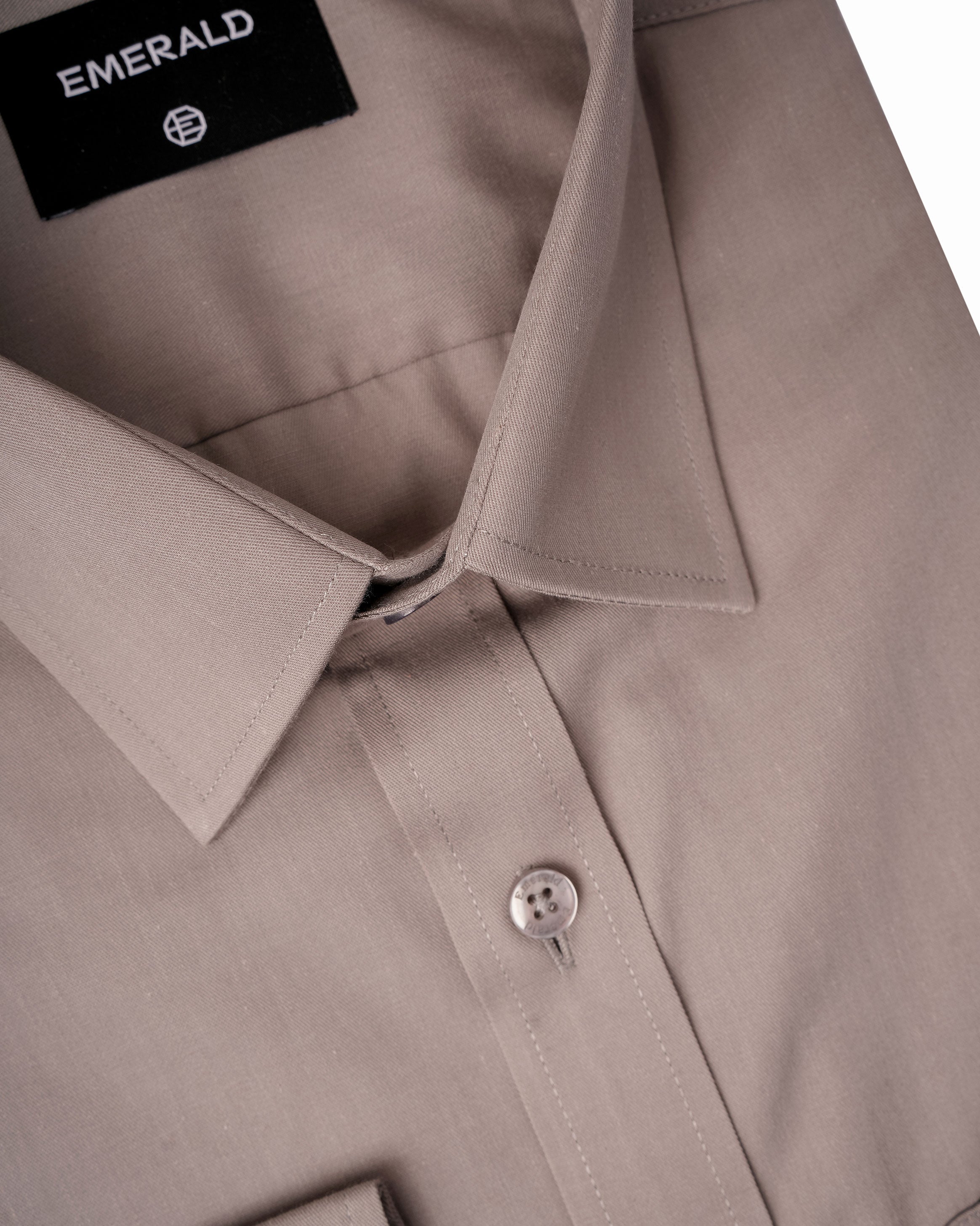 Emerald Formal Plain Regular Fit - Ash