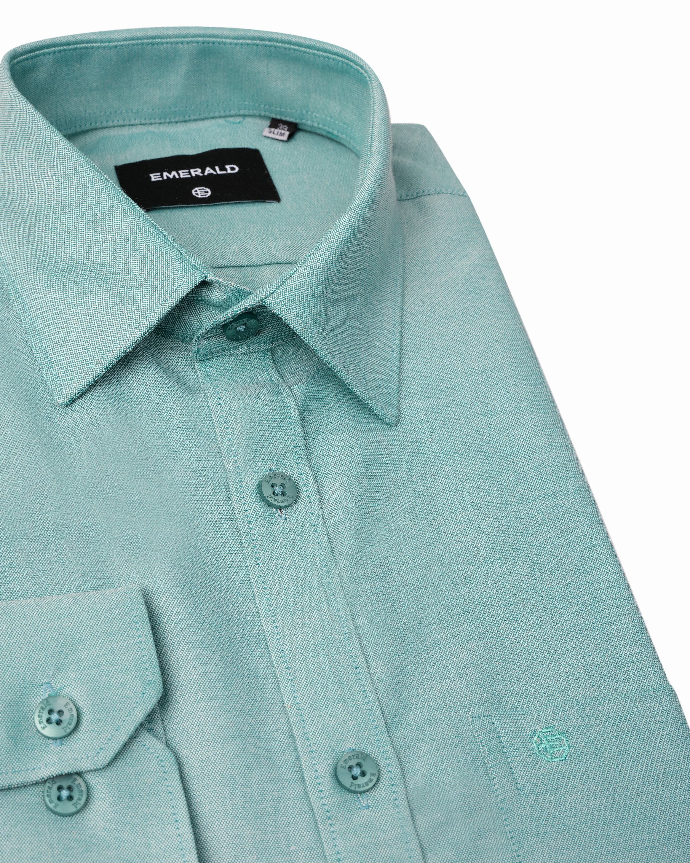 Emerald Formal Plain Slim Fit - Ming Green