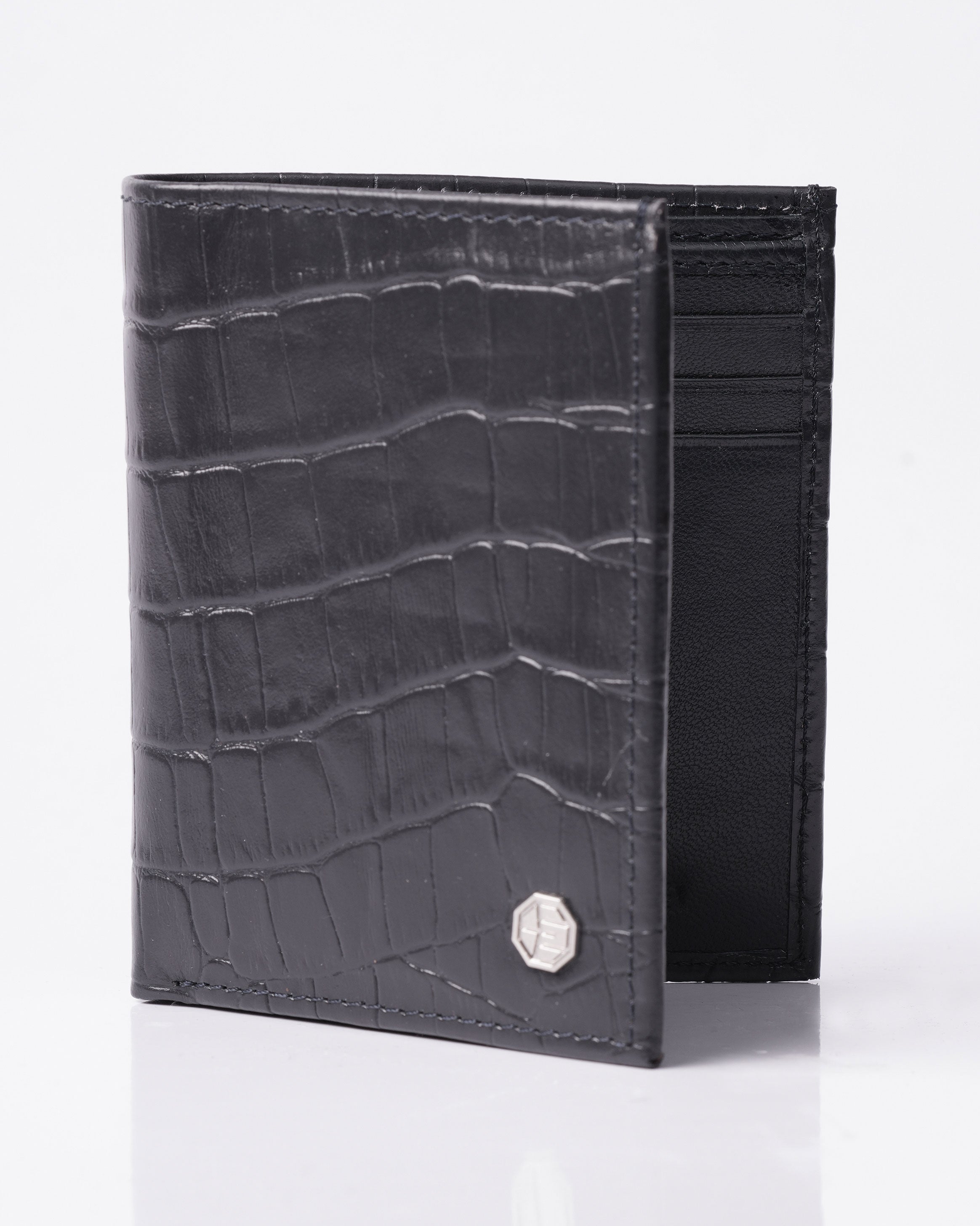 Emerald BI-Fold Wallet- Dark Blue