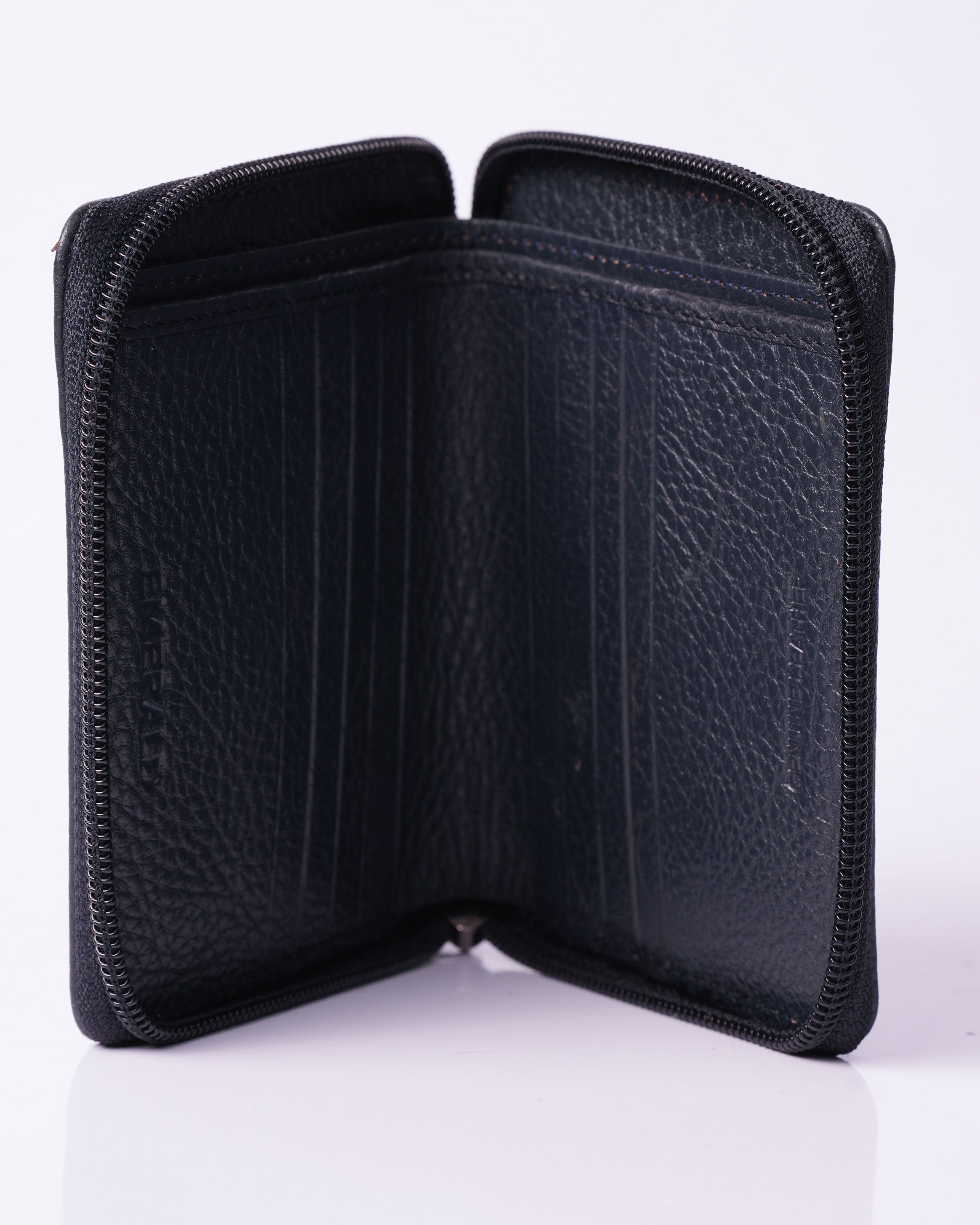 Emerald BI-Fold Wallet Zipper-Blue