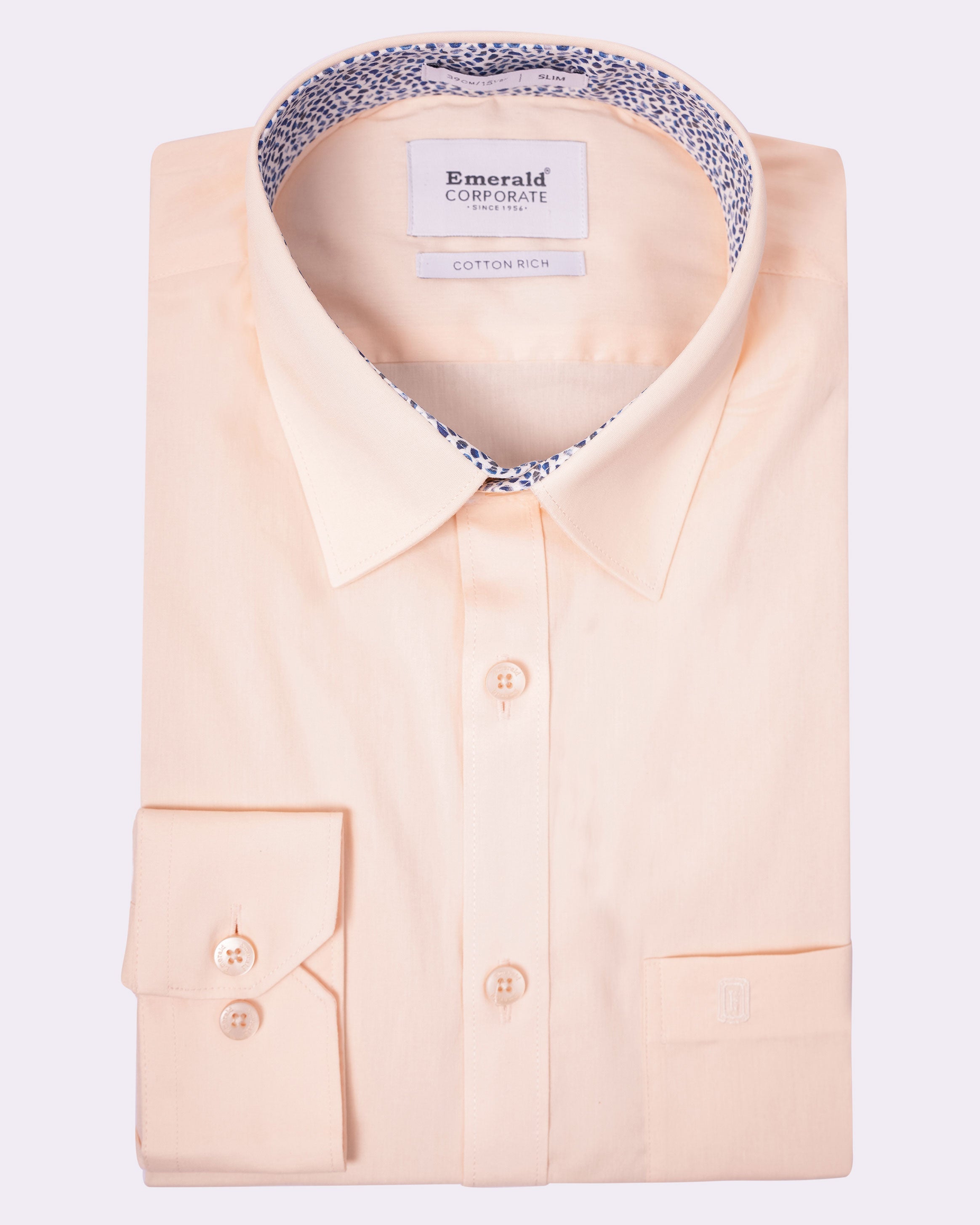 Emerald Corporate Plain Slim Fit - Vanilla