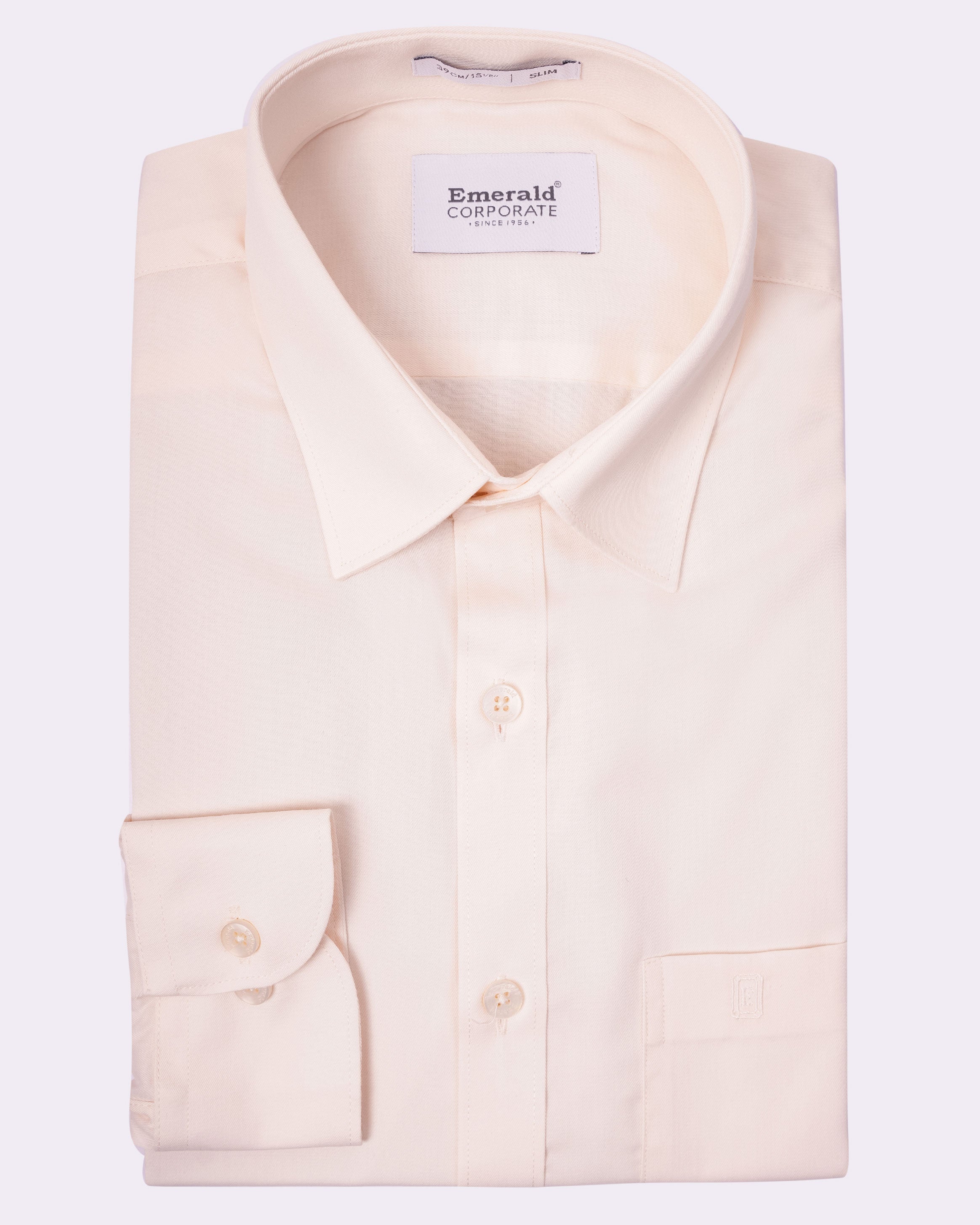 Emerald Corporate Twill Slim Fit - Vanilla