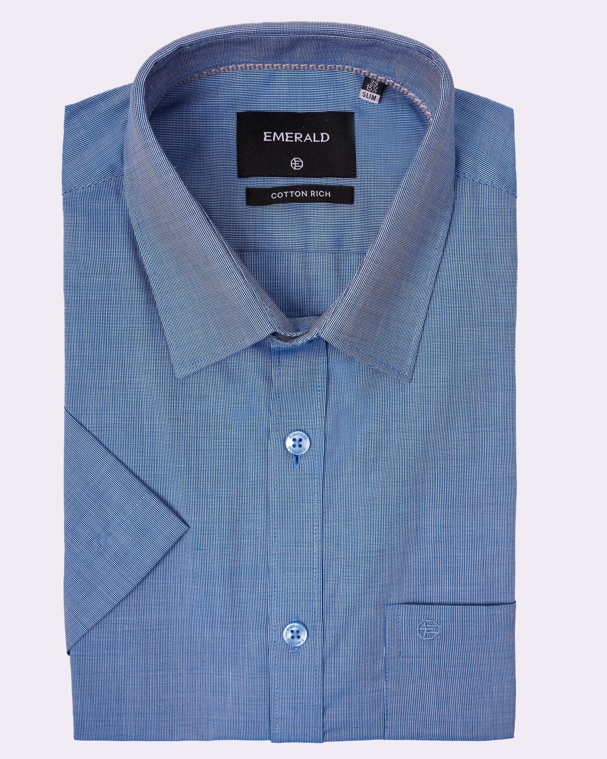 Emerald Corporate Tril A Fil Slim Fit - Cashmere Blue