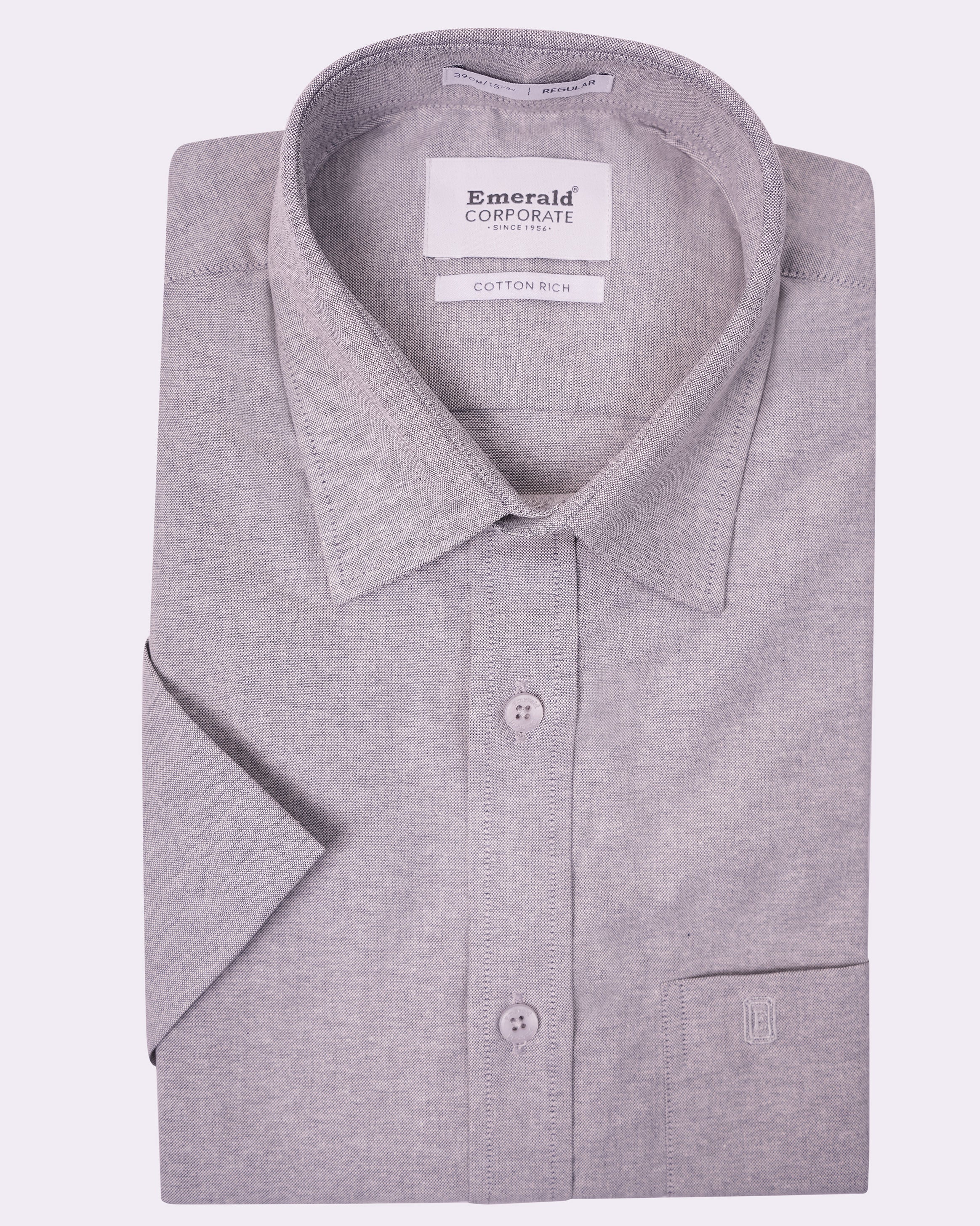 Emerald Corporate Oxford Regular Fit - Ashley Blue