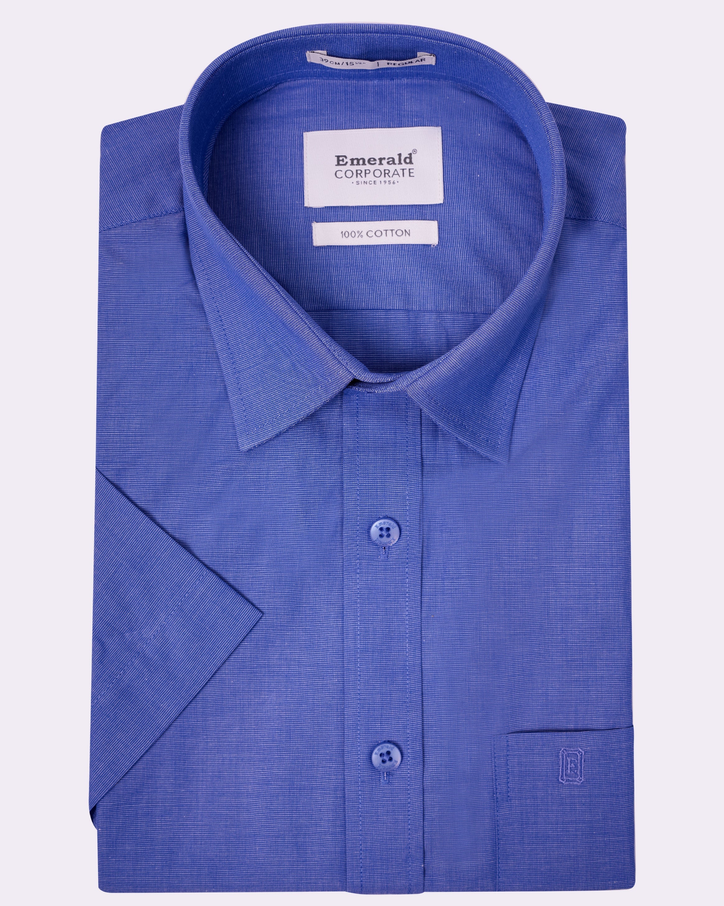 Emerald Corporate Fil A Fil Regular Fit - Dusted Peri