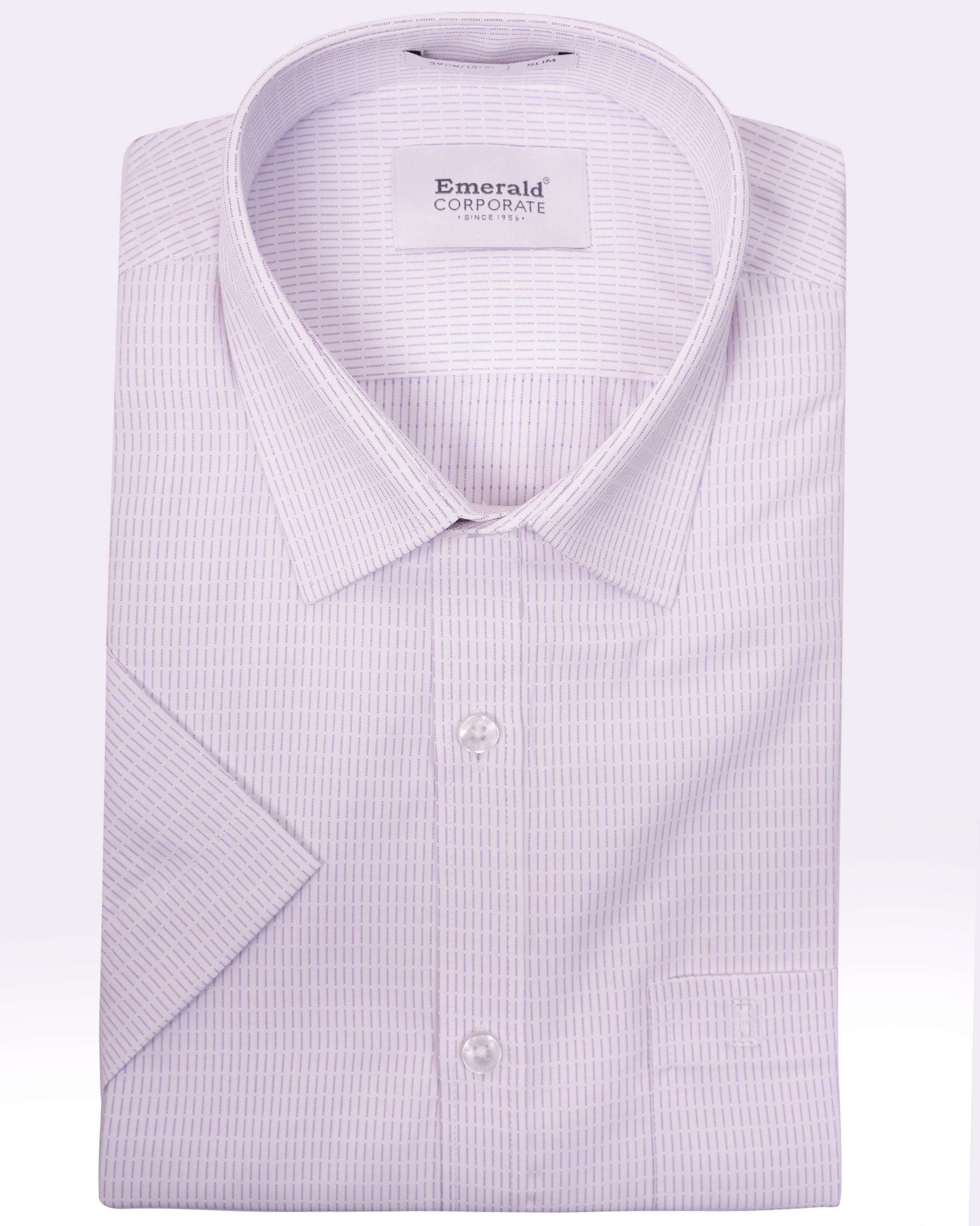 Emerald Corporate Stripe Slim Fit - Medium Violet